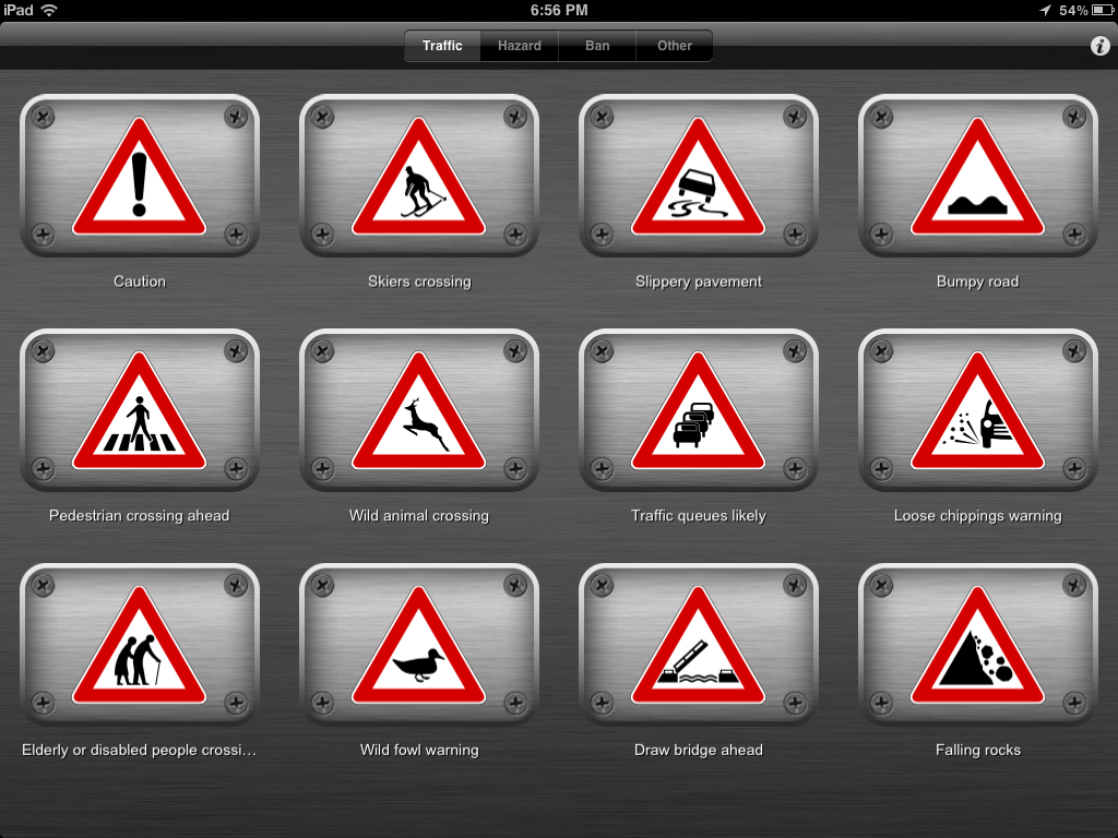 1024x768 Road Signs Wallpaper