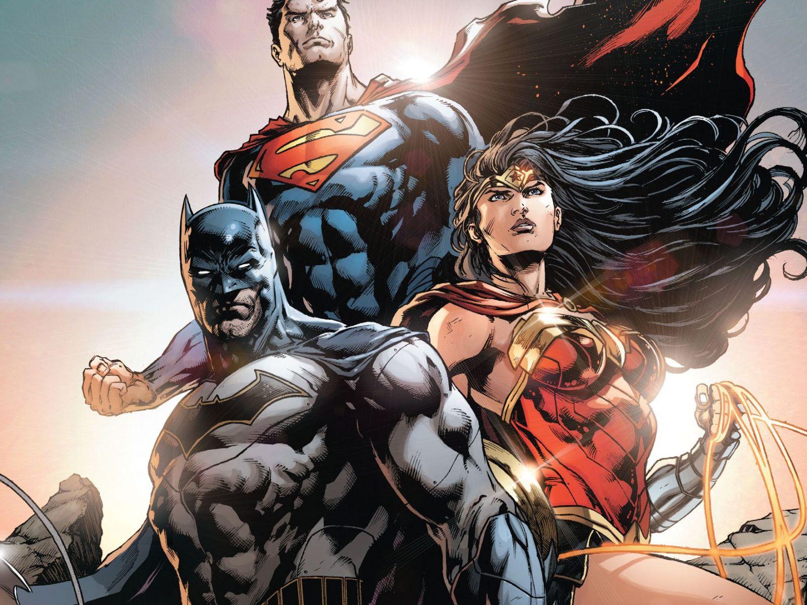1600x1200 Desktop Wallpaper Batman, Superman, Wonder Woman, Superhero, HD Image, Picture, Background, Ns3gx5