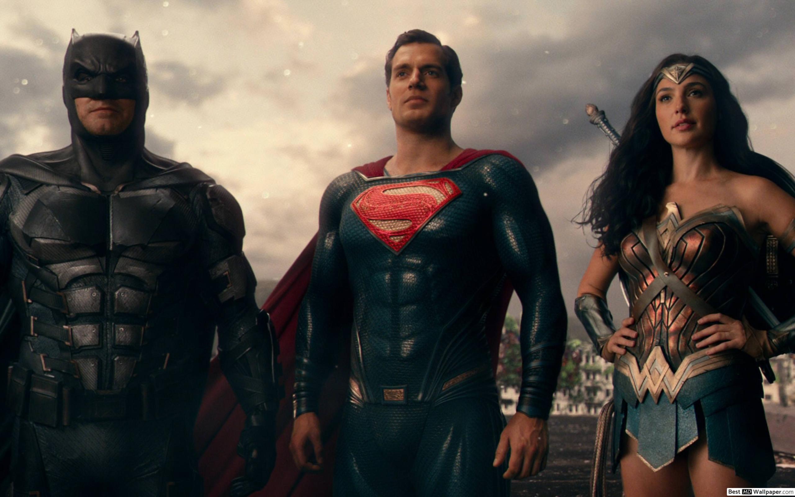 2560x1600 Batman Superman Wonder Woman Justice League HD Wallpaper