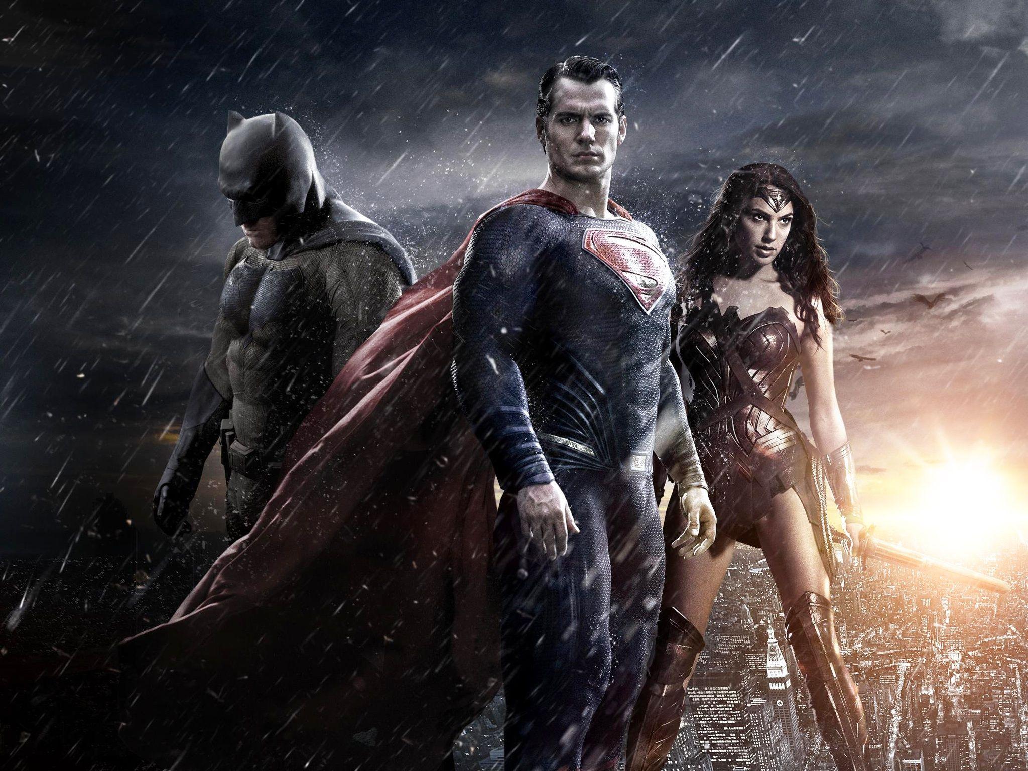 2048x1536 Batman Superman Wonder Woman Wallpaper in jpg format for free download