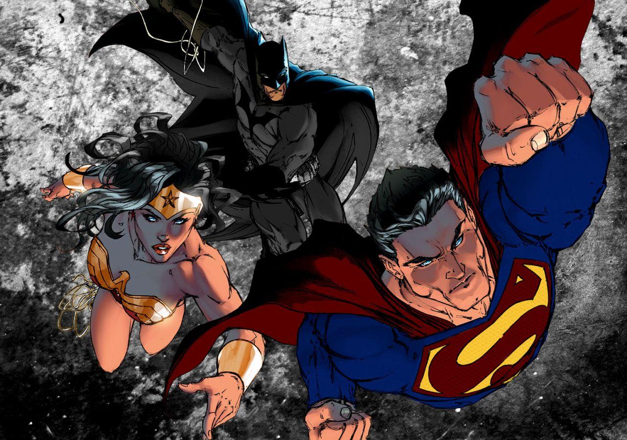 1280x900 Desktop Wallpaper Batman, Superman, Wonder Woman, Dc Comic, Art, HD Image, Picture, Background, A2053D