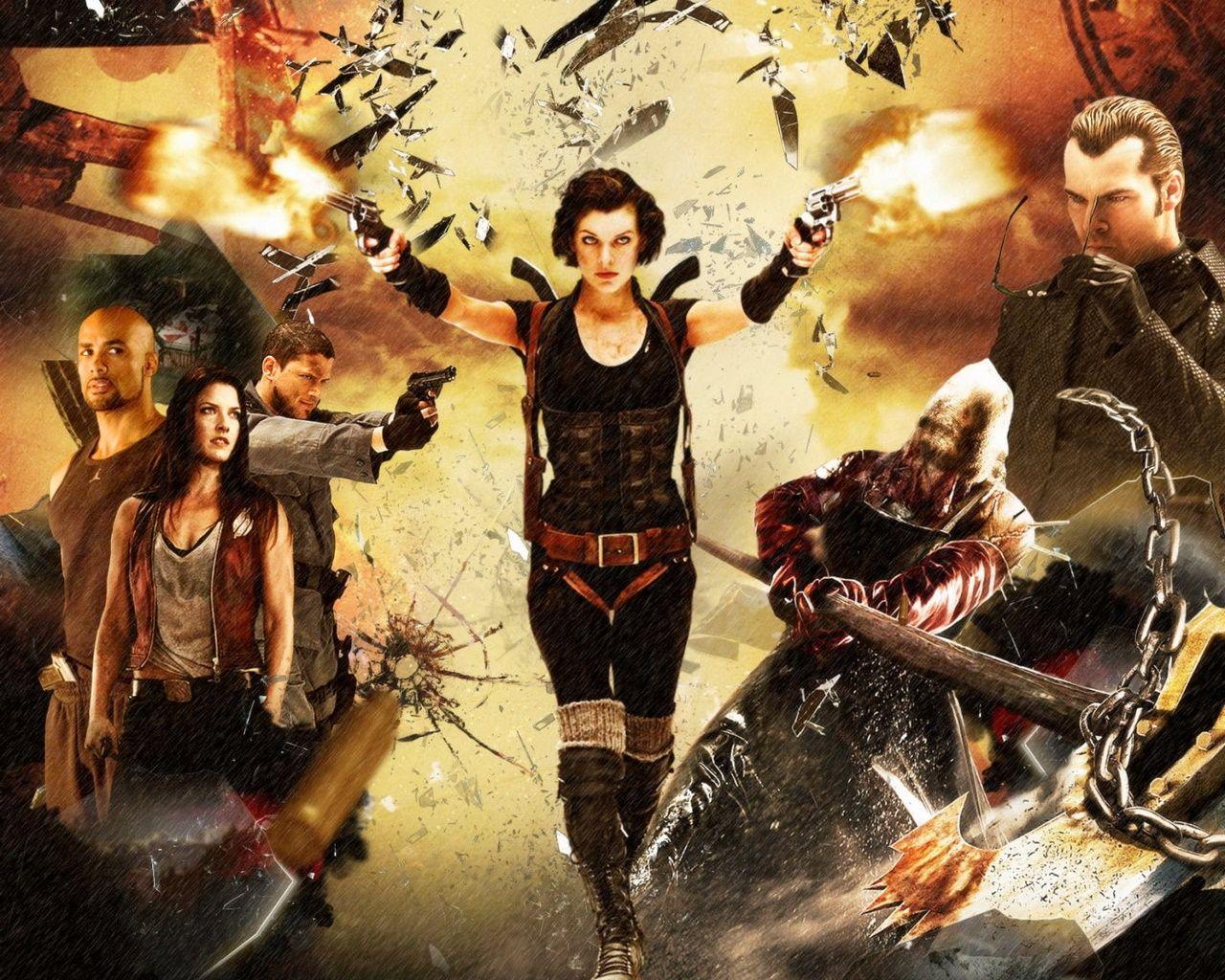 1280x1024 Resident Evil Milla Jovovich Wallpaper