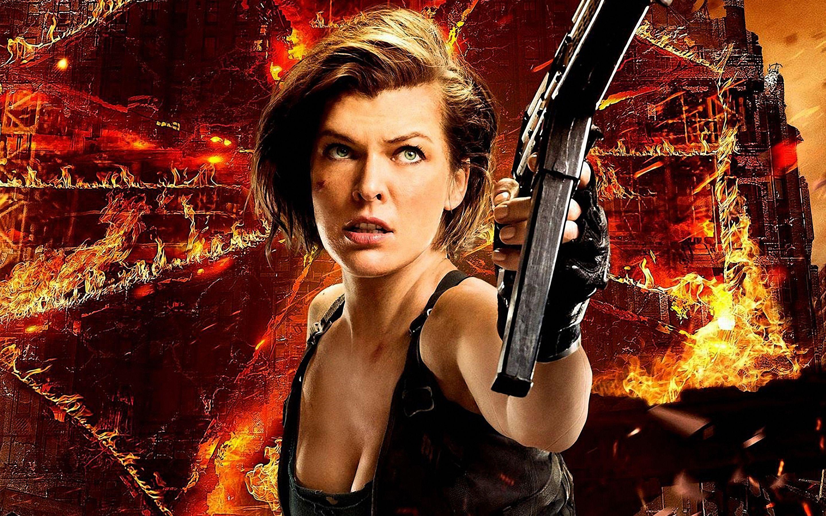 2880x1800 Resident Evil The Final Chapter Milla Jovovich Wallpaper</a> Wallpaper