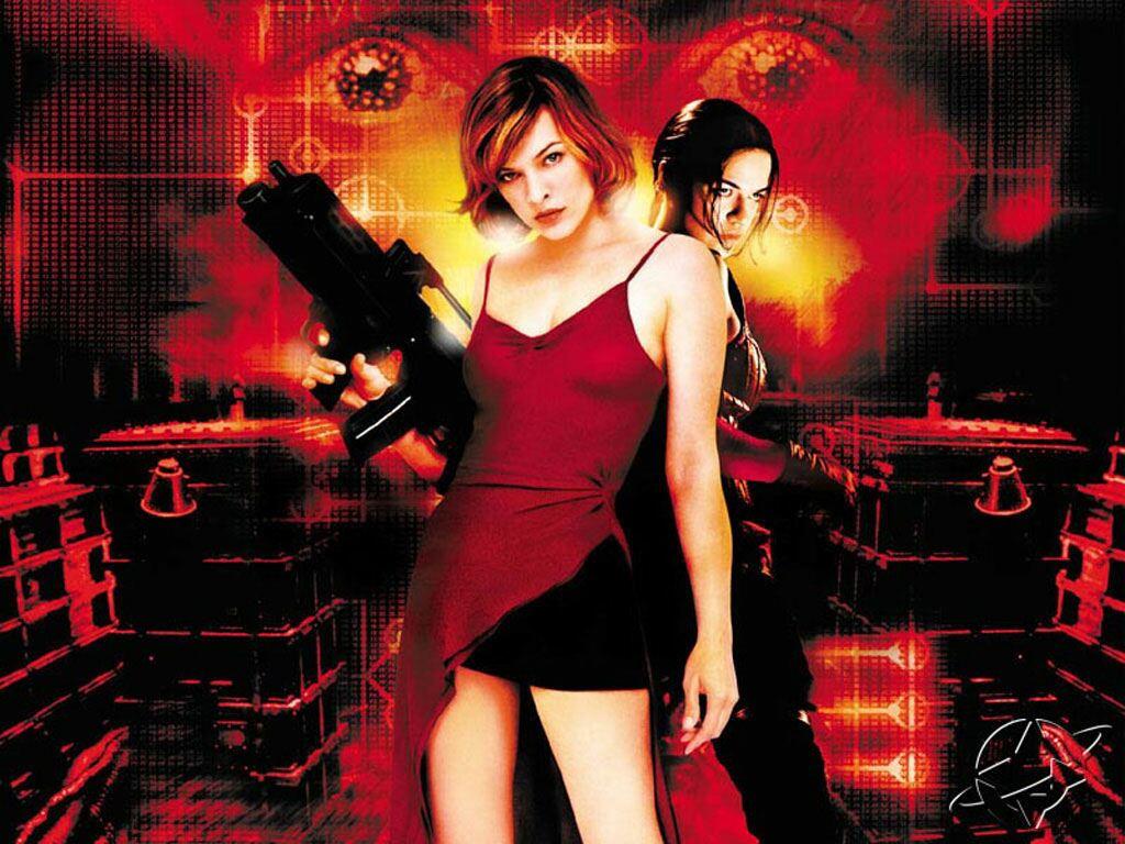 1024x768 Milla Jovovich Resident Evil Wallpaper