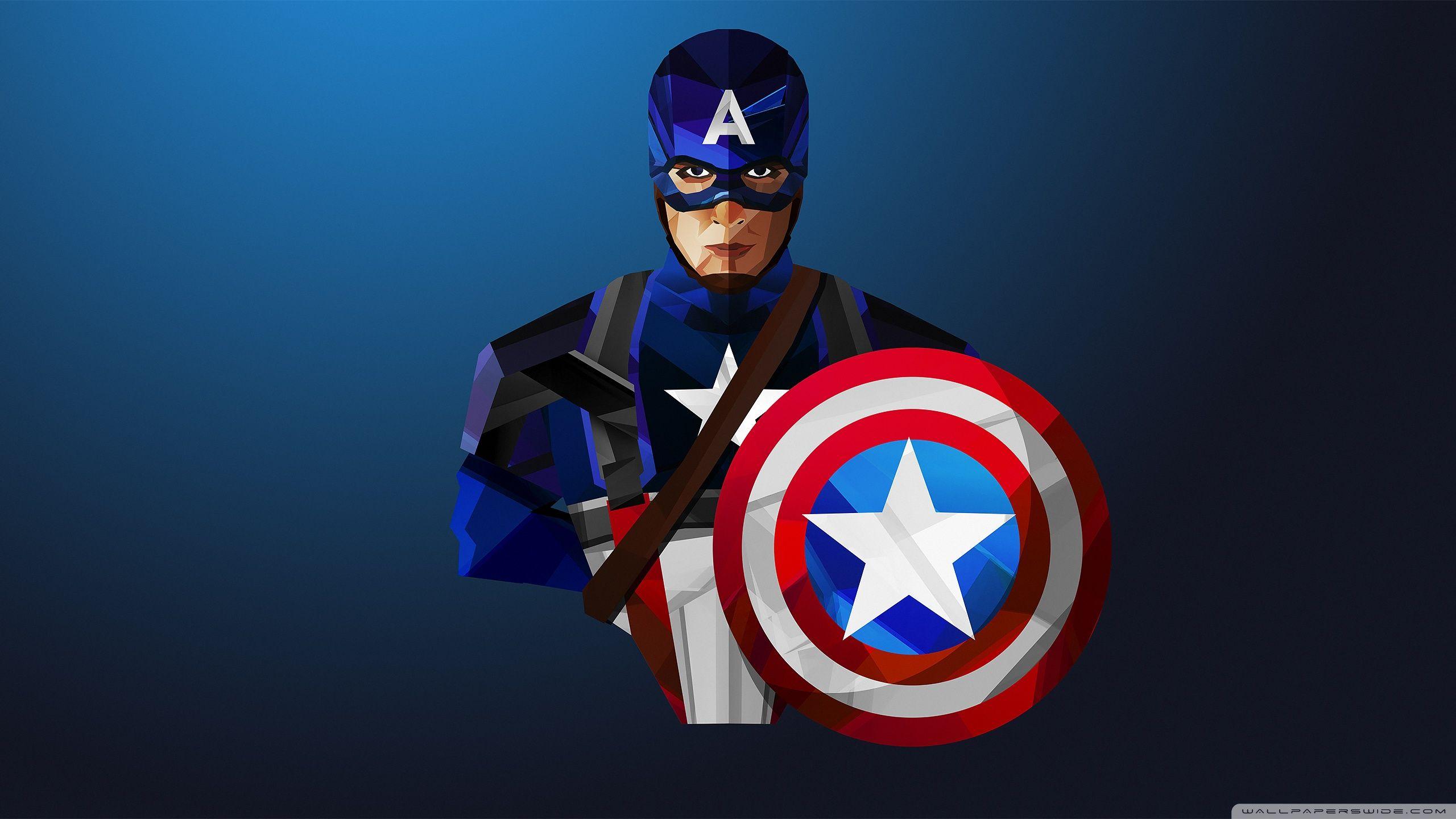 2560x1440 Captain America â ?? ¤ Hình nền máy tính 4K HD cho â ?? ¢ Wide & Ultra
