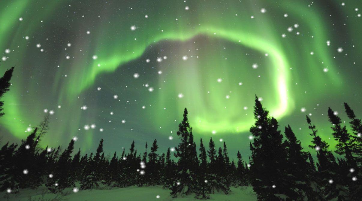 1206x669 Animated Aurora Borealis Wallpaper