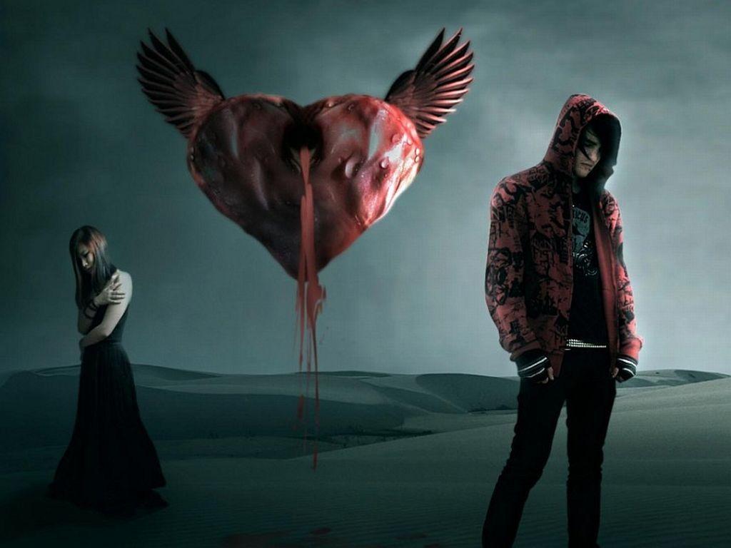 1024x768 Love Break Up Sad Boy And Girl Photo Break Boy Heart HD Wallpaper