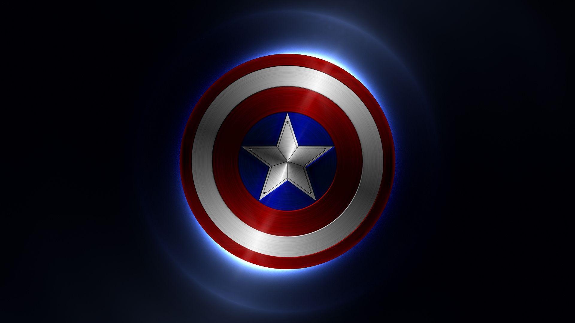 Captain America Logo Wallpapers - Top Free Captain America Logo Backgrounds  - WallpaperAccess