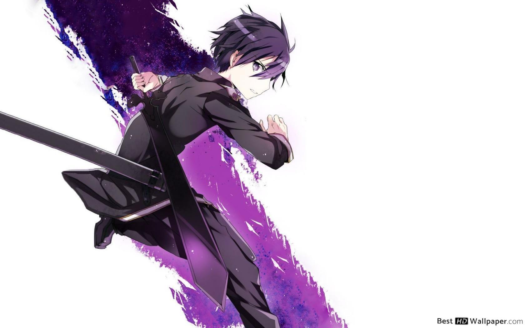 1680x1050 Kirito Art Online HD wallpaper download
