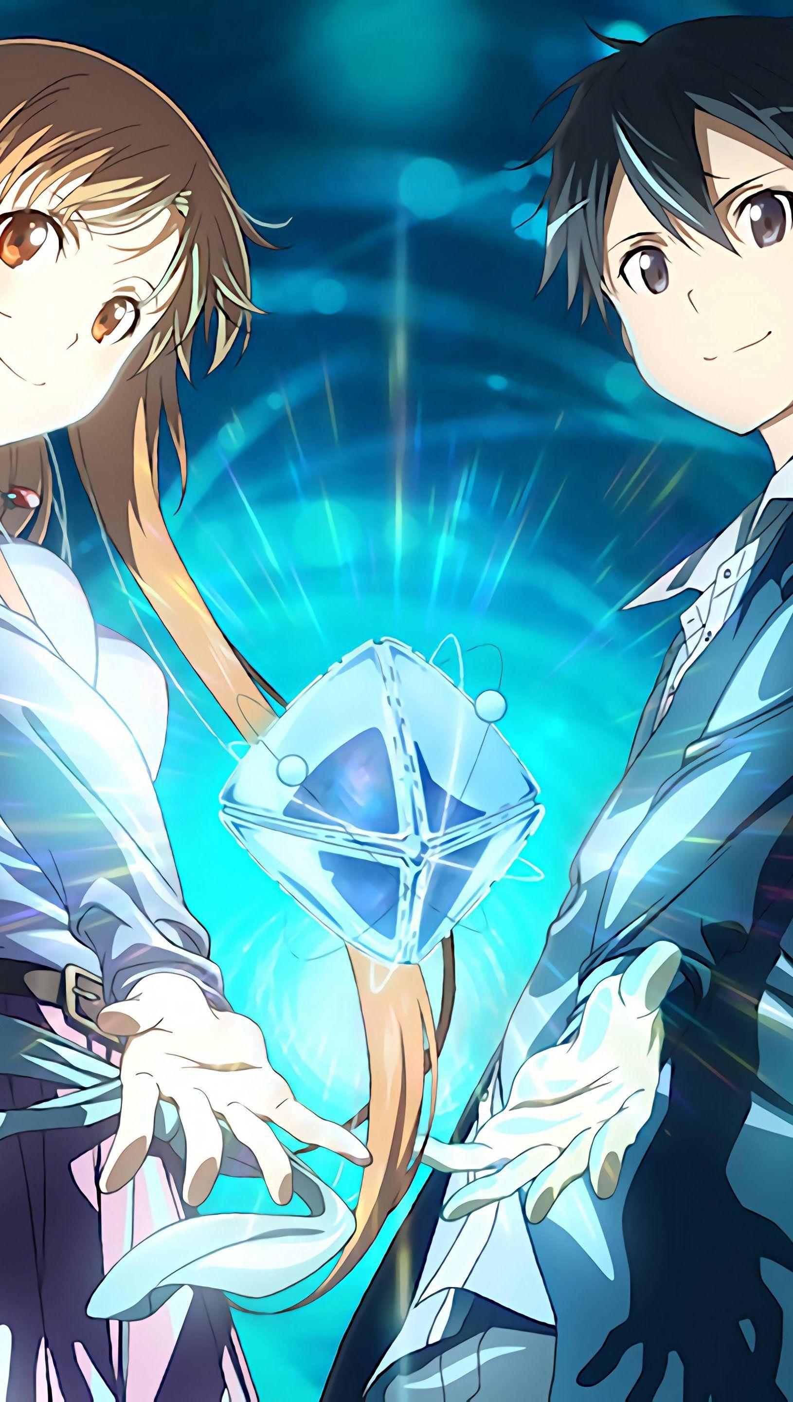 1630x2880 Kirito and Asuna from Sword Art Online Anime Wallpaper 5k Ultra HD