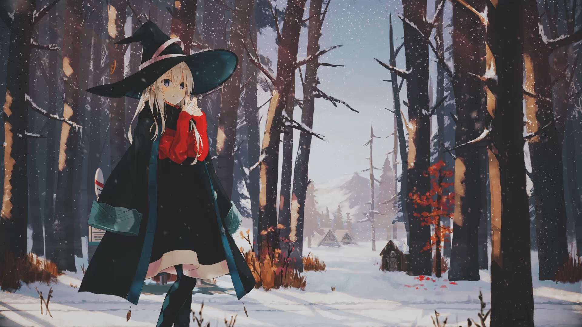 1920x1080 Majo no Tabitabi Journey of Elaina [Wallpaper Engine Anime]