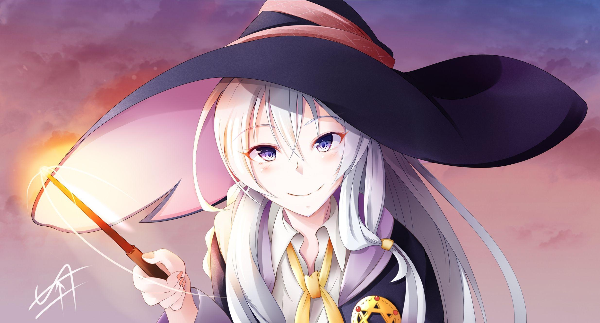 2469x1330 Anime Anime Girls Wandering Witch Journey Of Elaina Elaina Majo No Tabitabi Fudo Sin Wallpaper:2469x1330