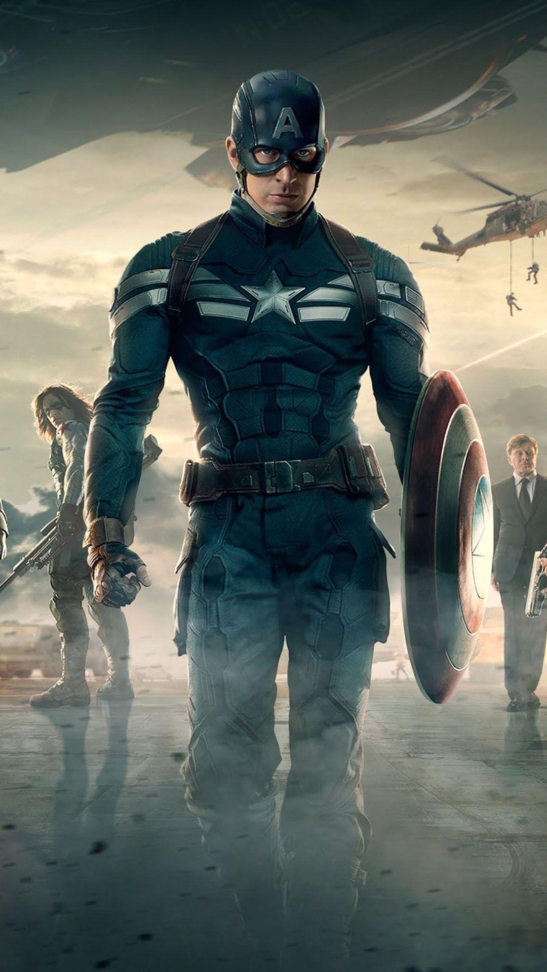 Tải xuống miễn phí Hình nền Android 1080x1920 Captain America 2 The Winter Soldier