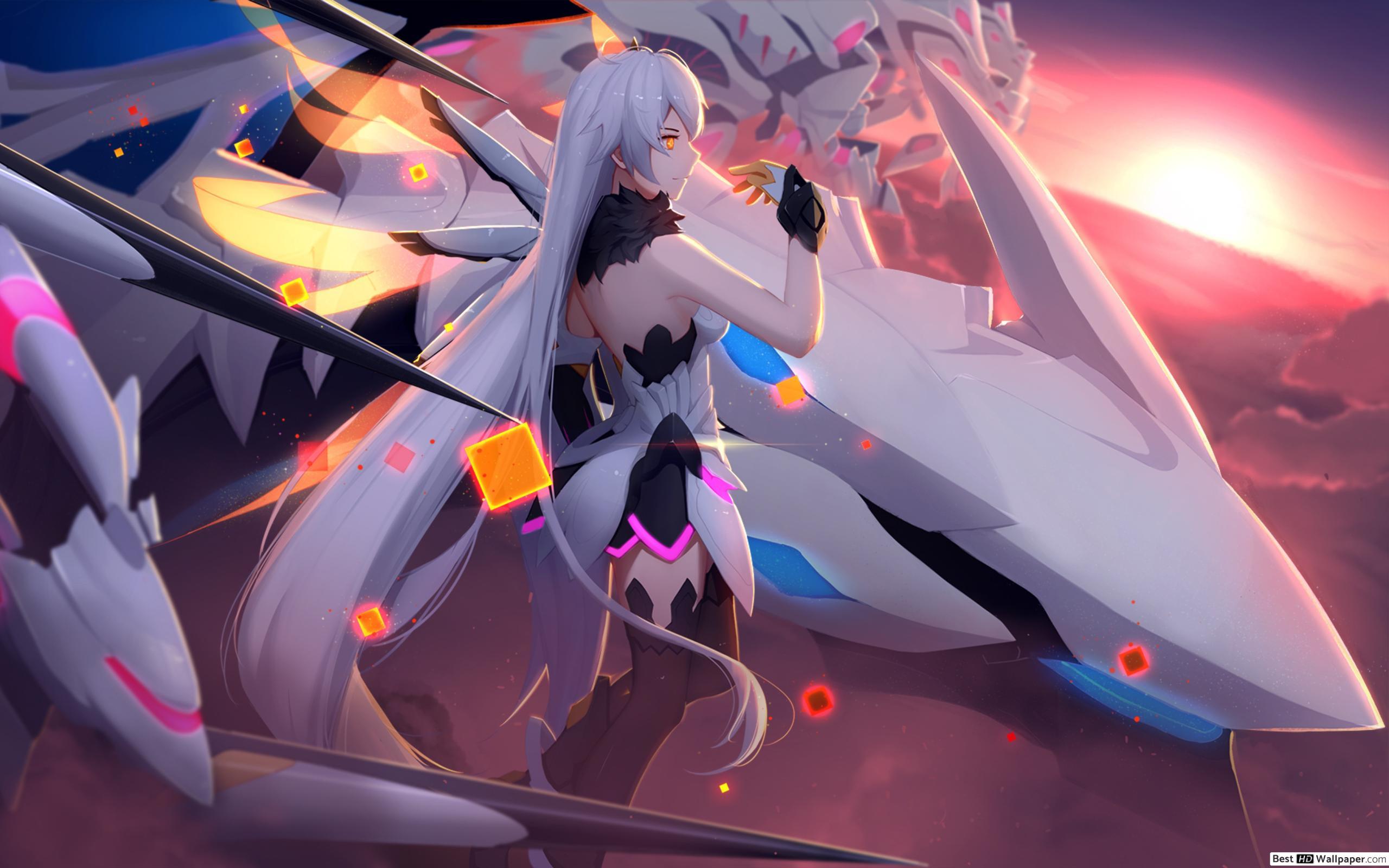 2560x1600 Mecha Girl HD wallpaper download