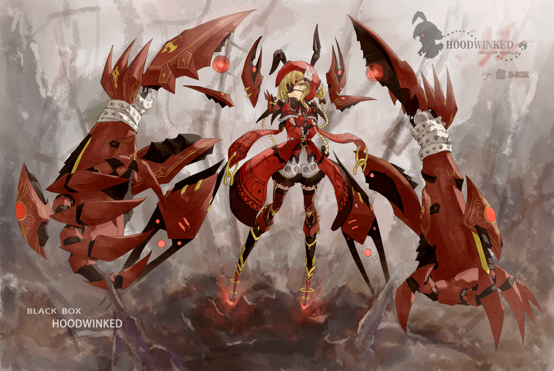 1920x1286 Eye Patch, Mecha, Girl wallpaper