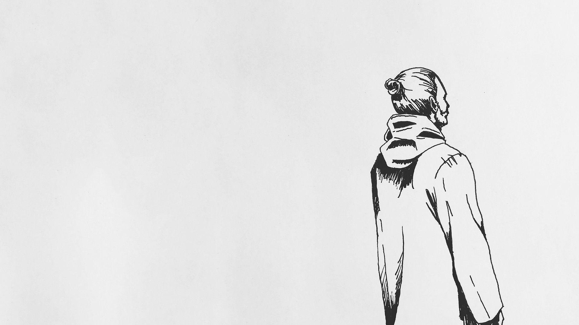 1920x1080 Radiohead, Thom Yorke, Musician, Simple background Wallpaper HD / Desktop and Mobile Background