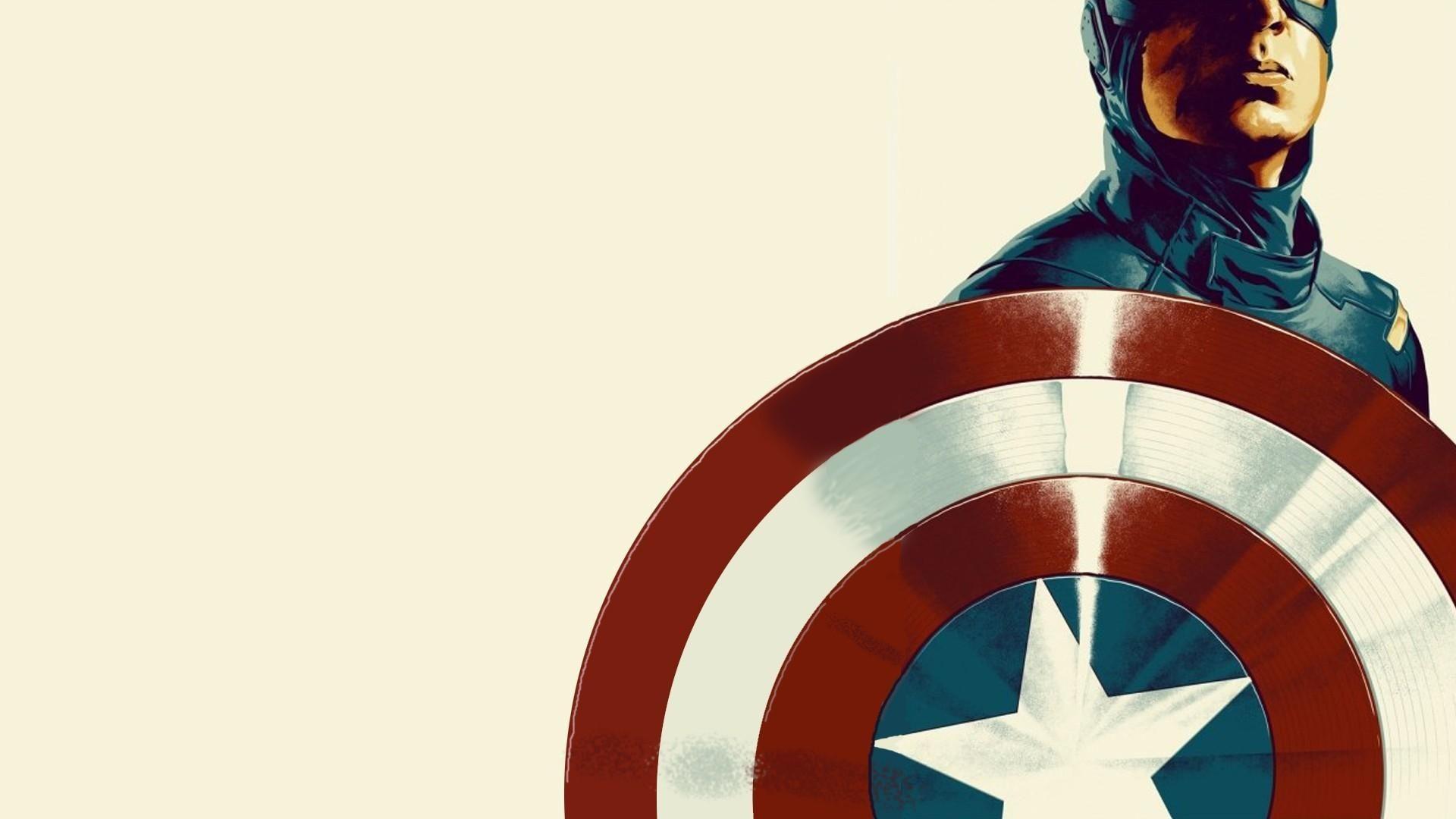 1920x1080 Captain America the Avengers tác phẩm nghệ thuật truyện tranh nền trắng