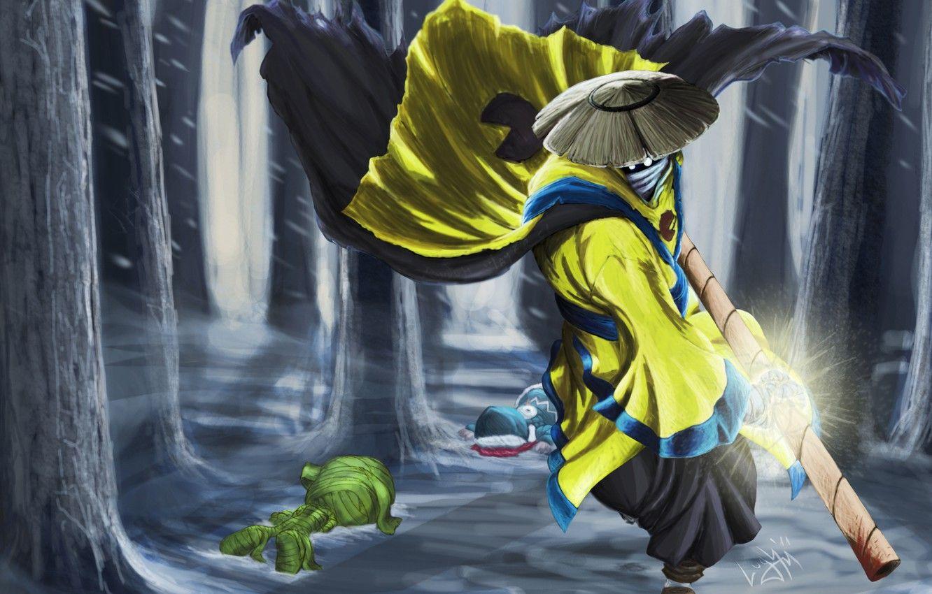 1332x850 Wallpaper forest, snow, Amumu, League of Legends, Jax, League of legends, JAX, Amumu image for desktop, section игры