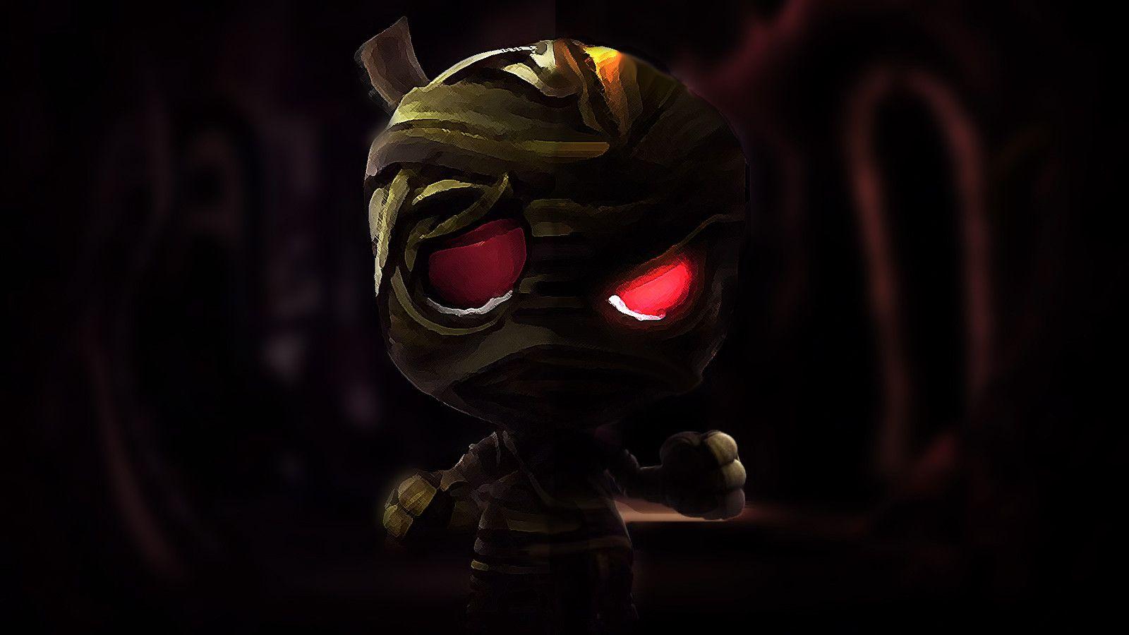1600x900 Sad Evil Amumu Wallpaper