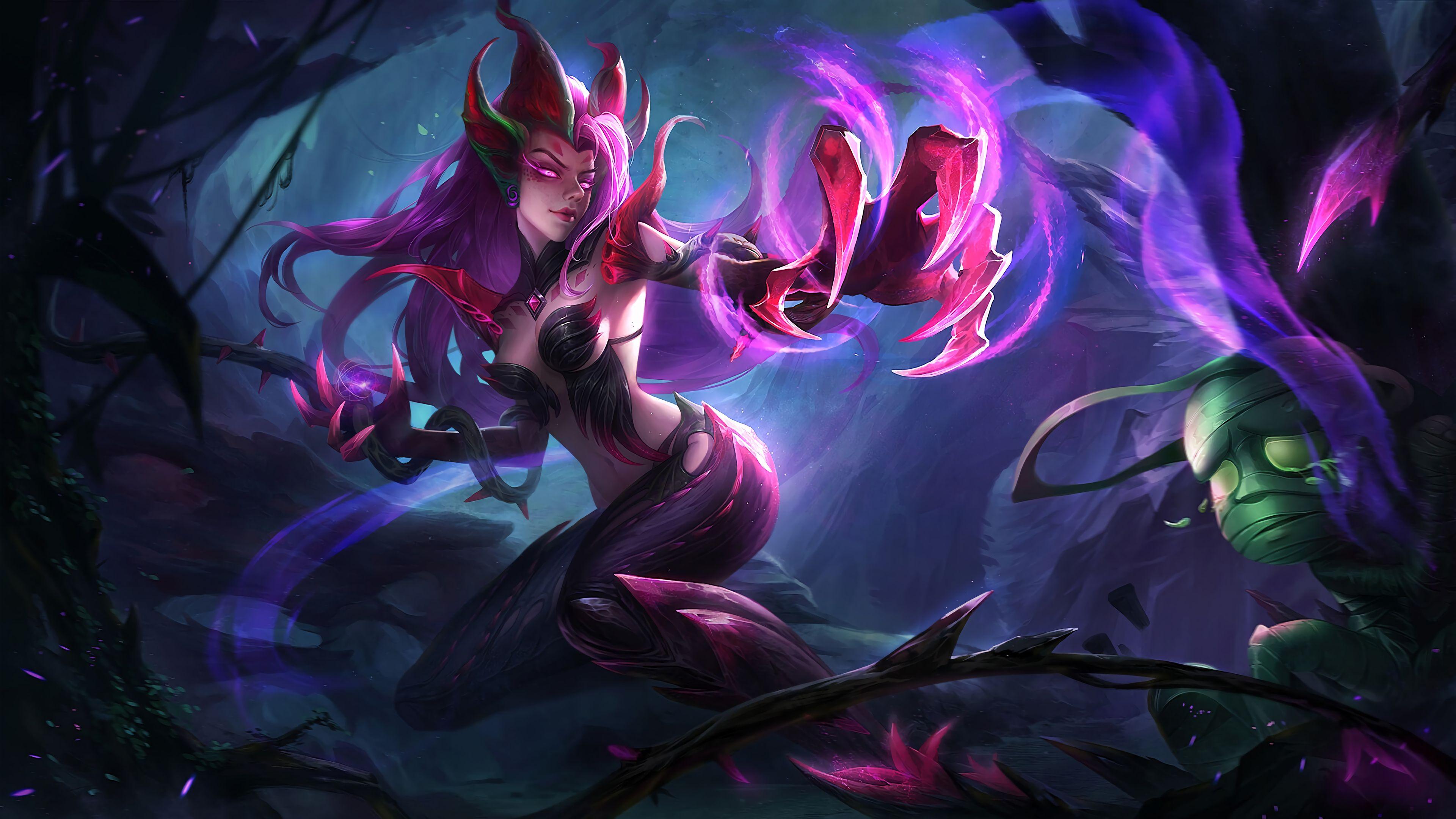 3840x2160 Zyra, Amumu, LoL, 4K wallpaper