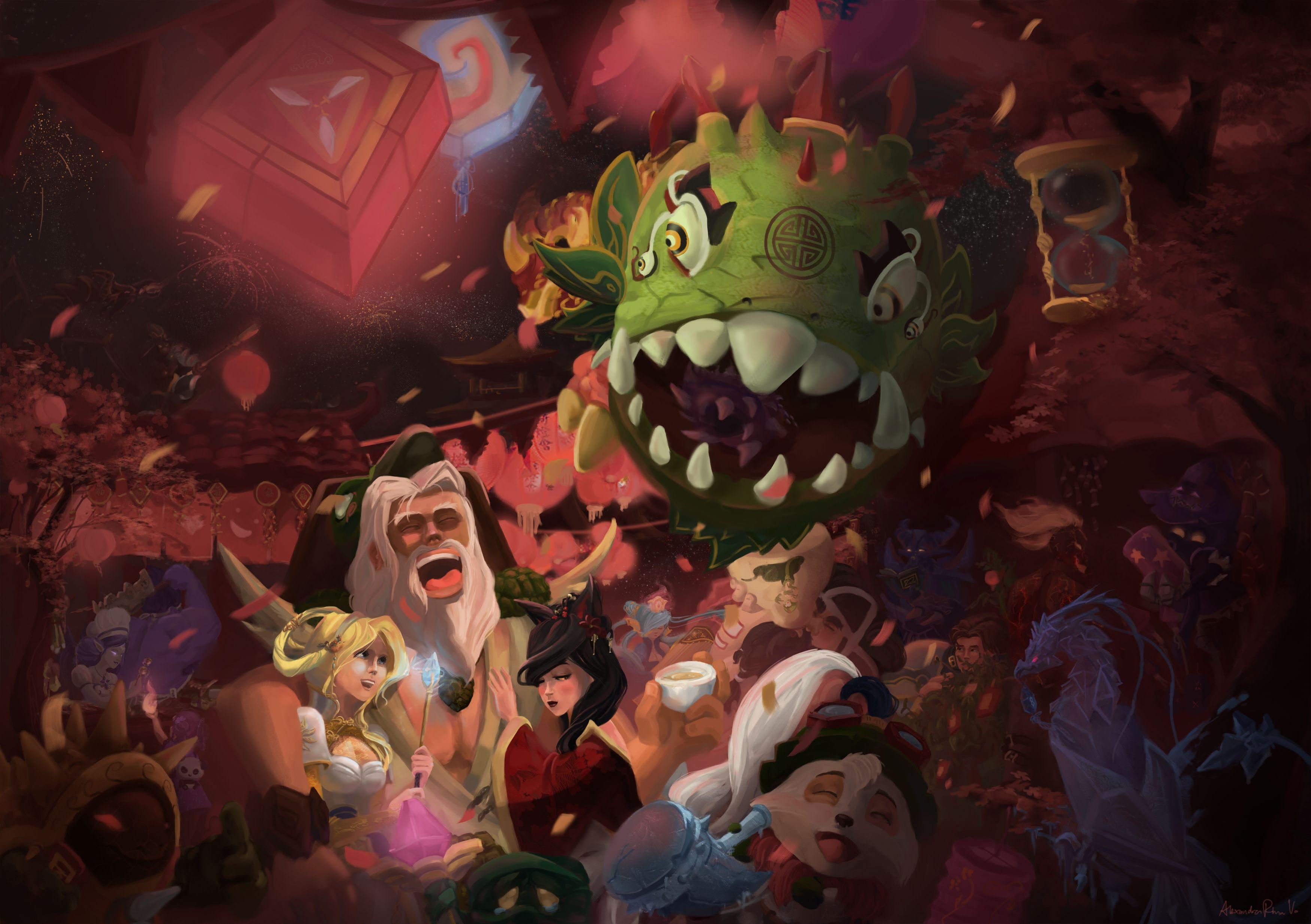 3500x2467 Download Wallpaper, Download league of legends fantasy art rammus amumu veigar teemo udyr artwork kassadin lux kog maw annie the Wallpaper –Free Wallpaper Download