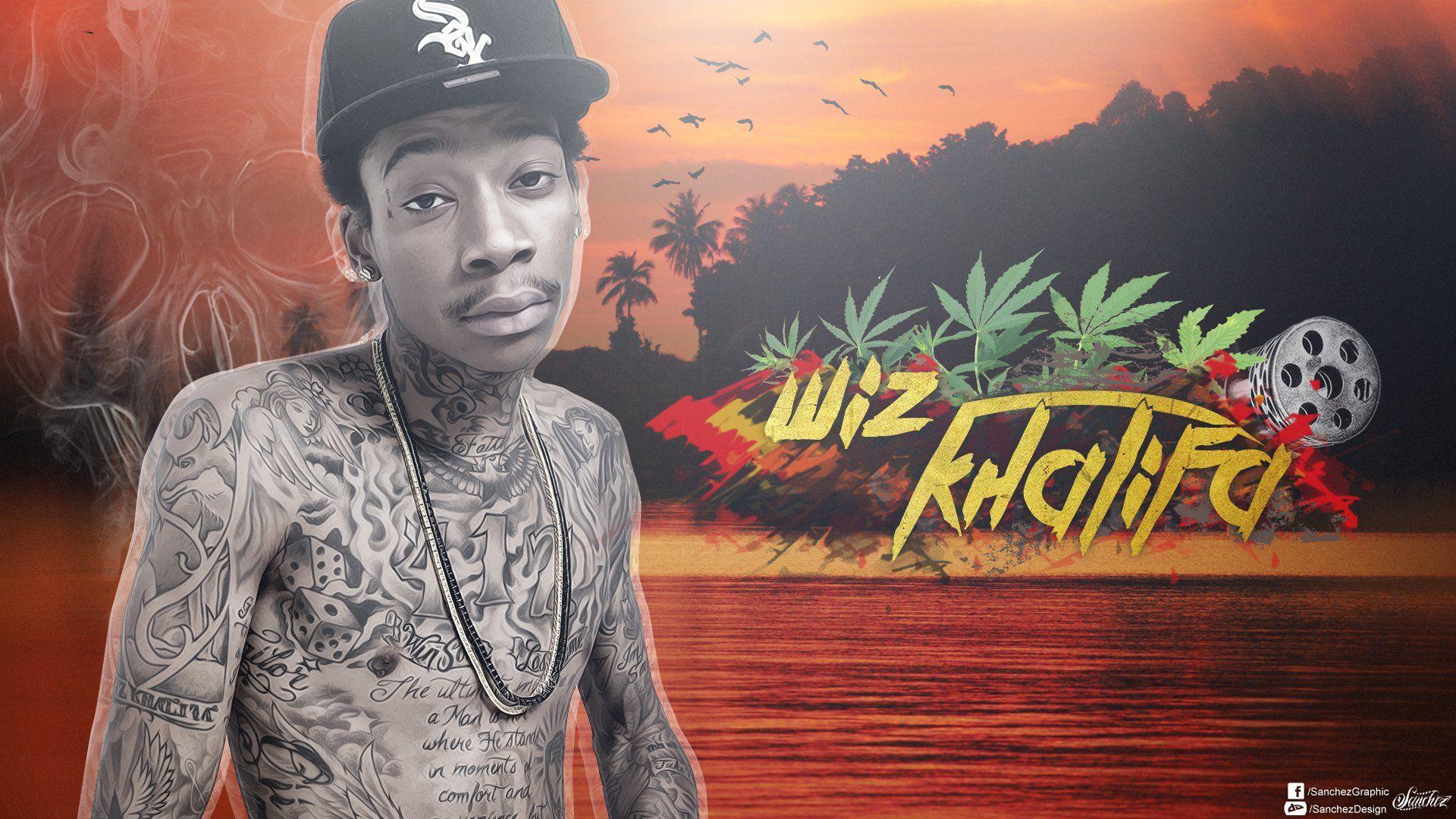 1920x1080 WIZ KHALIFA rap rapper hip hop gangsta 1wizk weed drugs marijuana