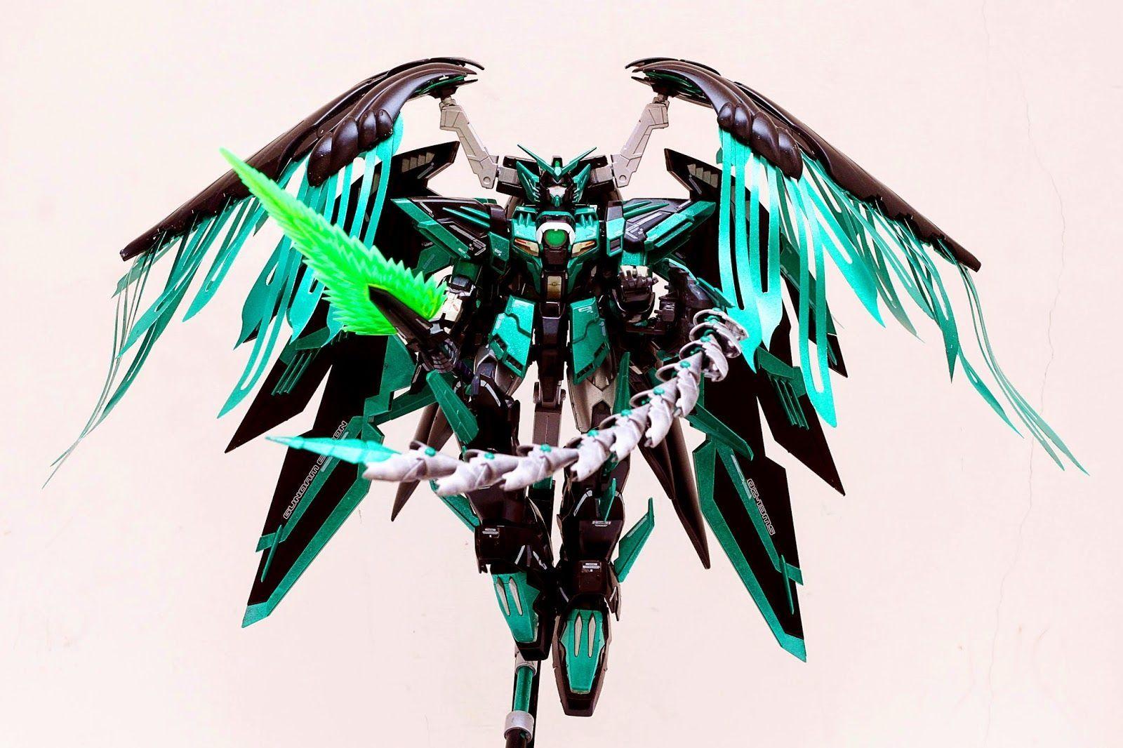 1600x1066 GUNDAM GUY: READERS FEATURE GUNPLA BUILD 1 100 Dark Wing Epyon Custom Build By Edo Pambudi. Gundam, Dark Wings, Custom Gundam
