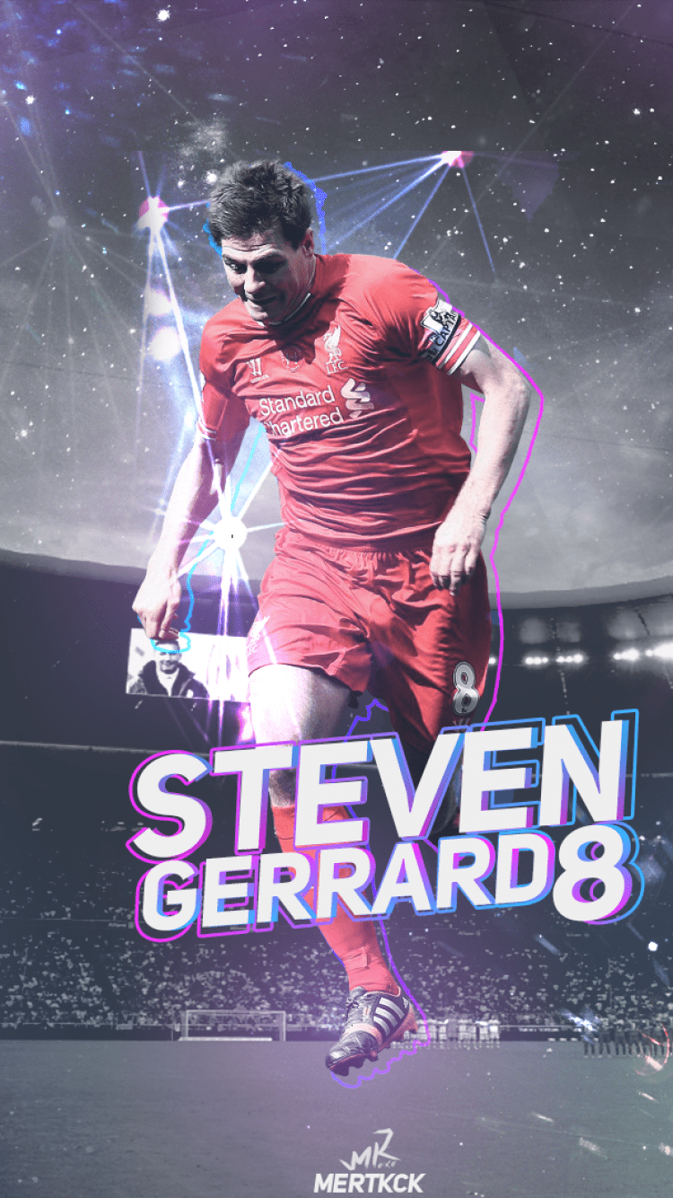 750x1334 Download 750x1334 Steven Gerrard, Football Player Wallpaper for iPhone iPhone 6