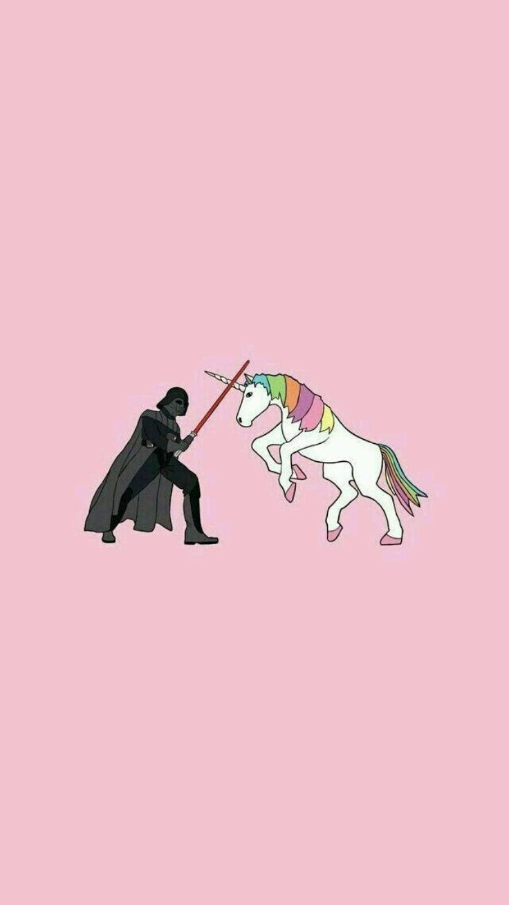 736x1309 unicorns #starwars #illustration. Ilustraciones, Dibujos, Fondos