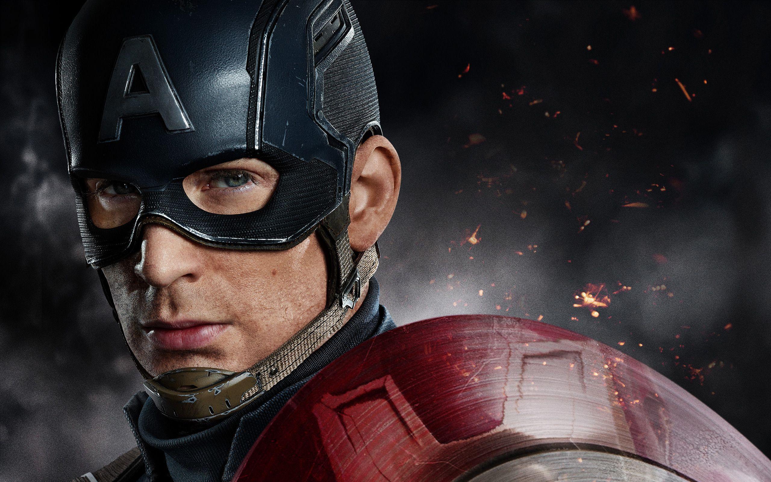 Hình nền 2560x1600 Captain America Civil War Chris Evans.  Hình nền HD