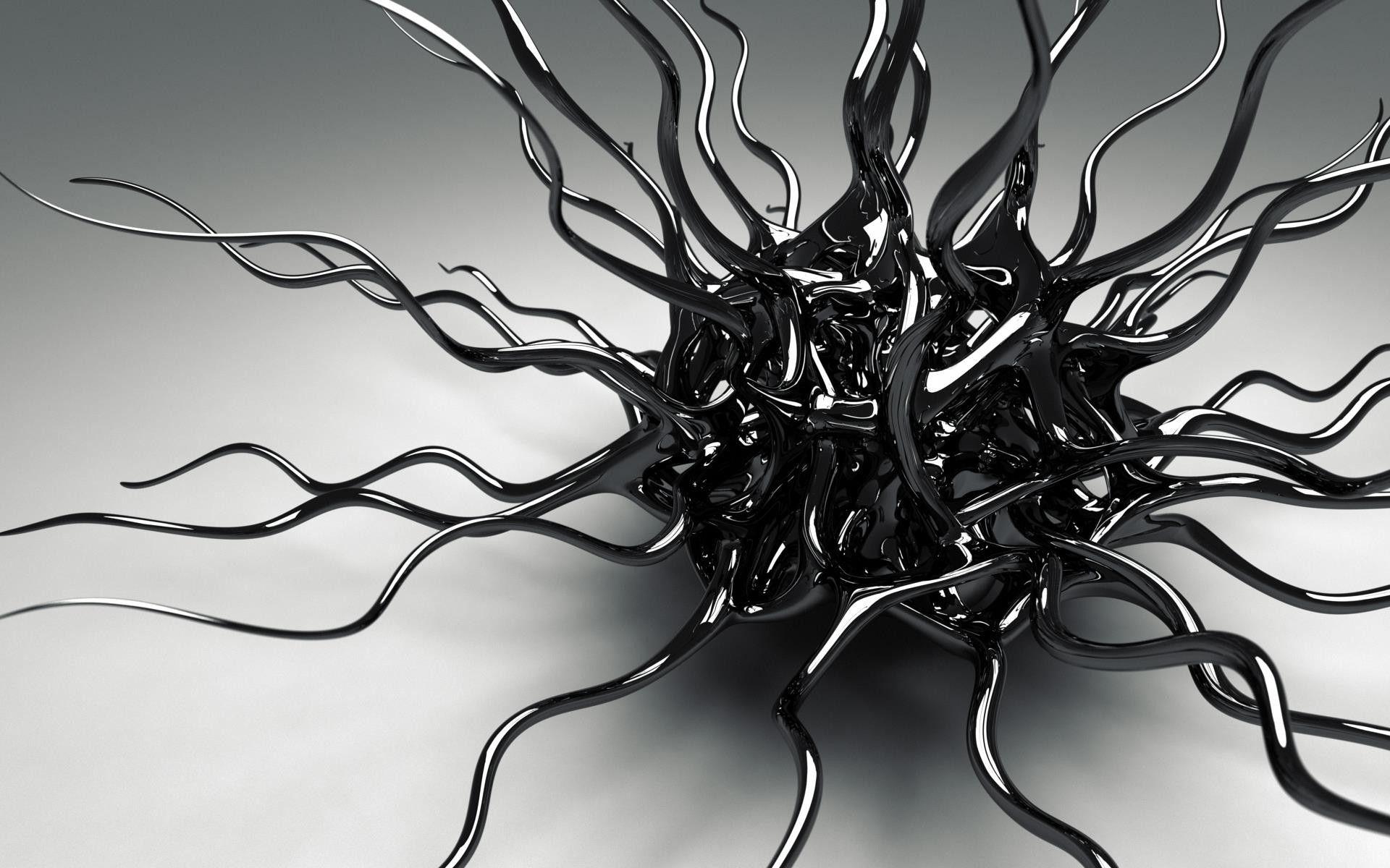 1920x1200 Abstract, Cgi, Red, Black Background, Silver Wallpaper Roots Wallpaper & Background Download