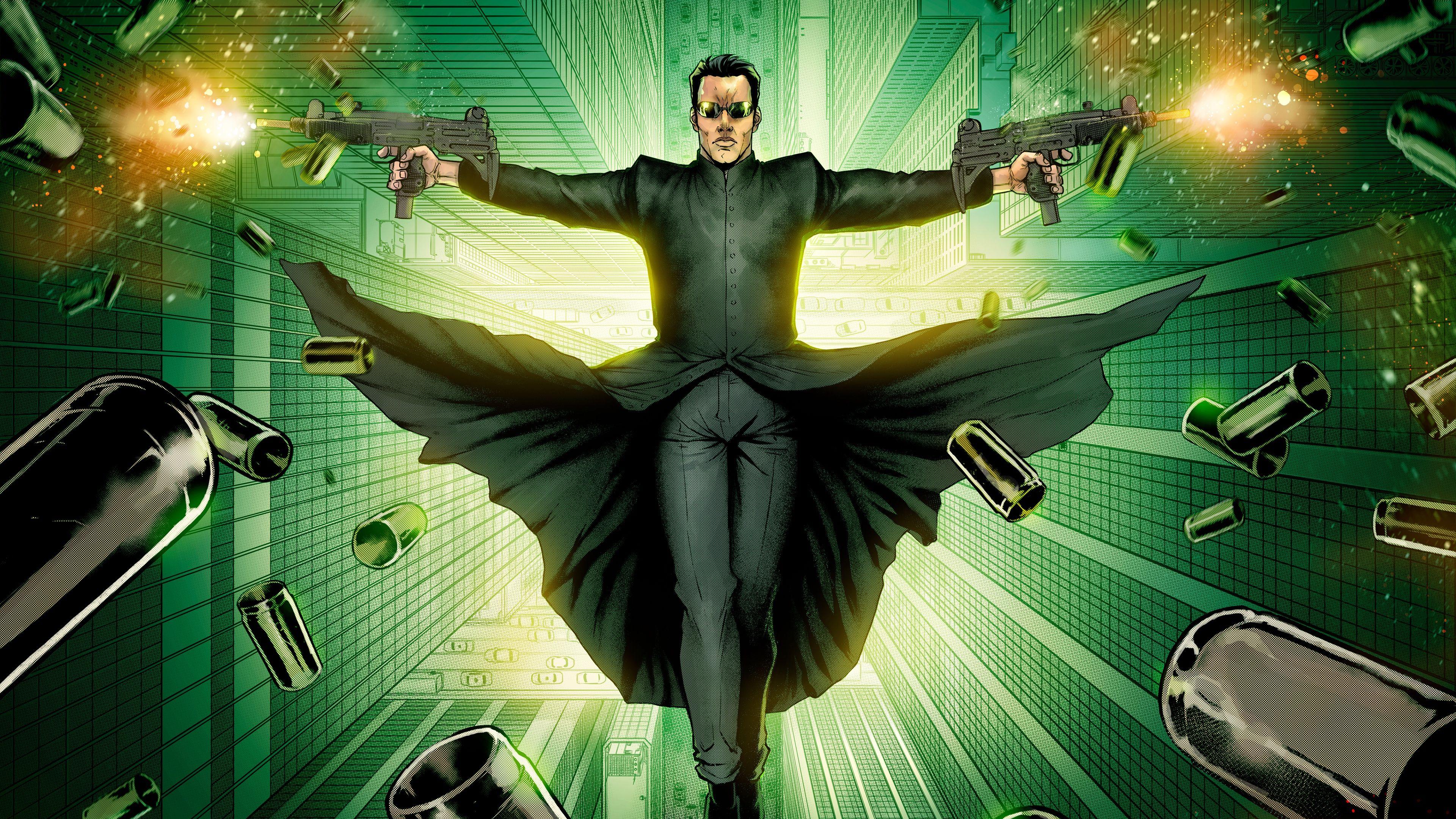 3840x2160 Matrix Wallpaper 4K .