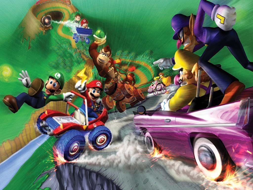 1024x768 Mario Kart Wii Wallpaper