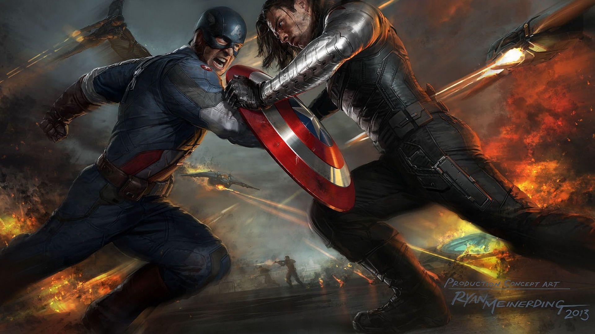 1920x1080 Phim hành động trực tiếp Marvel Hình ảnh Captain America Winter Soldier HD