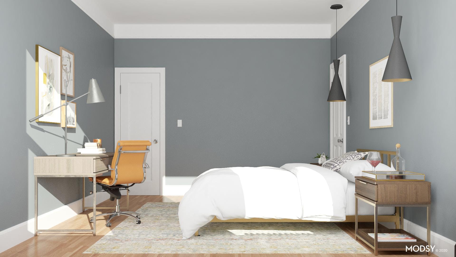 1920x1080 Sleek Minimalism. Minimalist Style Bedroom