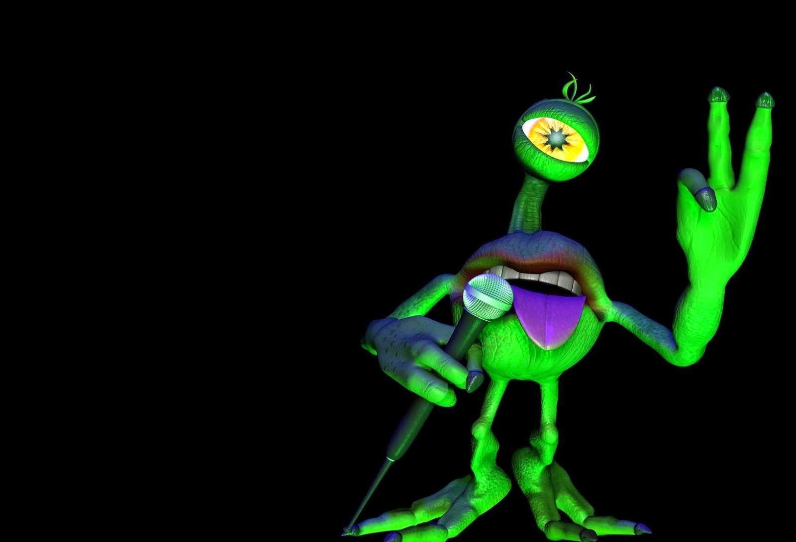 1600x1090 Space Alien Wallpaper
