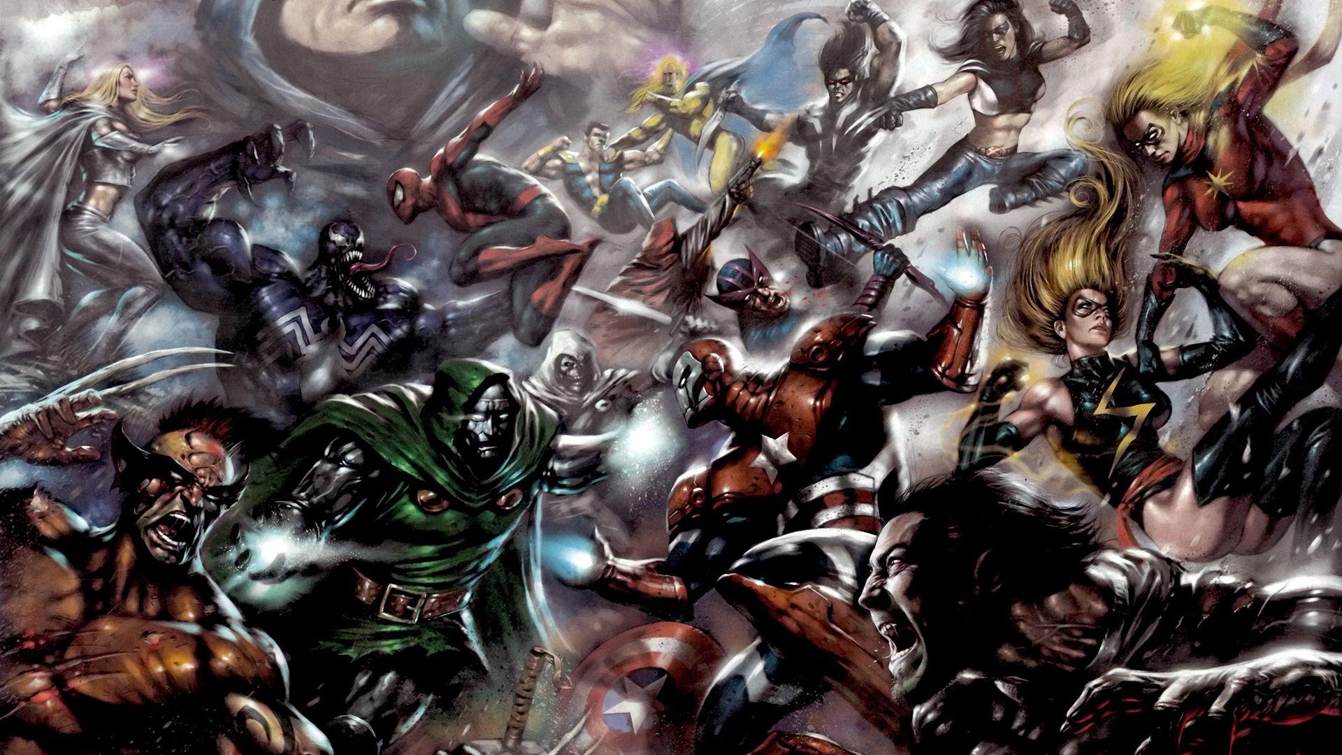 1920x1080 Comics, Marvel Comics, X Force, Dark Avengers Wallpaper