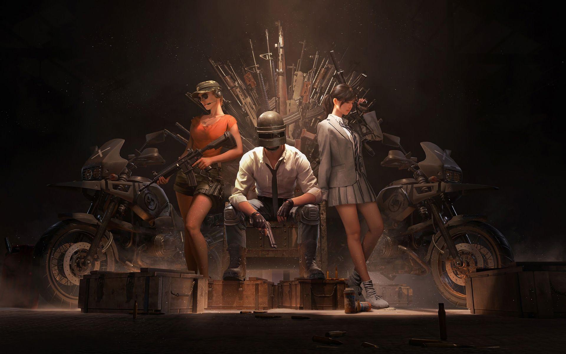 1920x1200 PUBG Dress Wallpaper