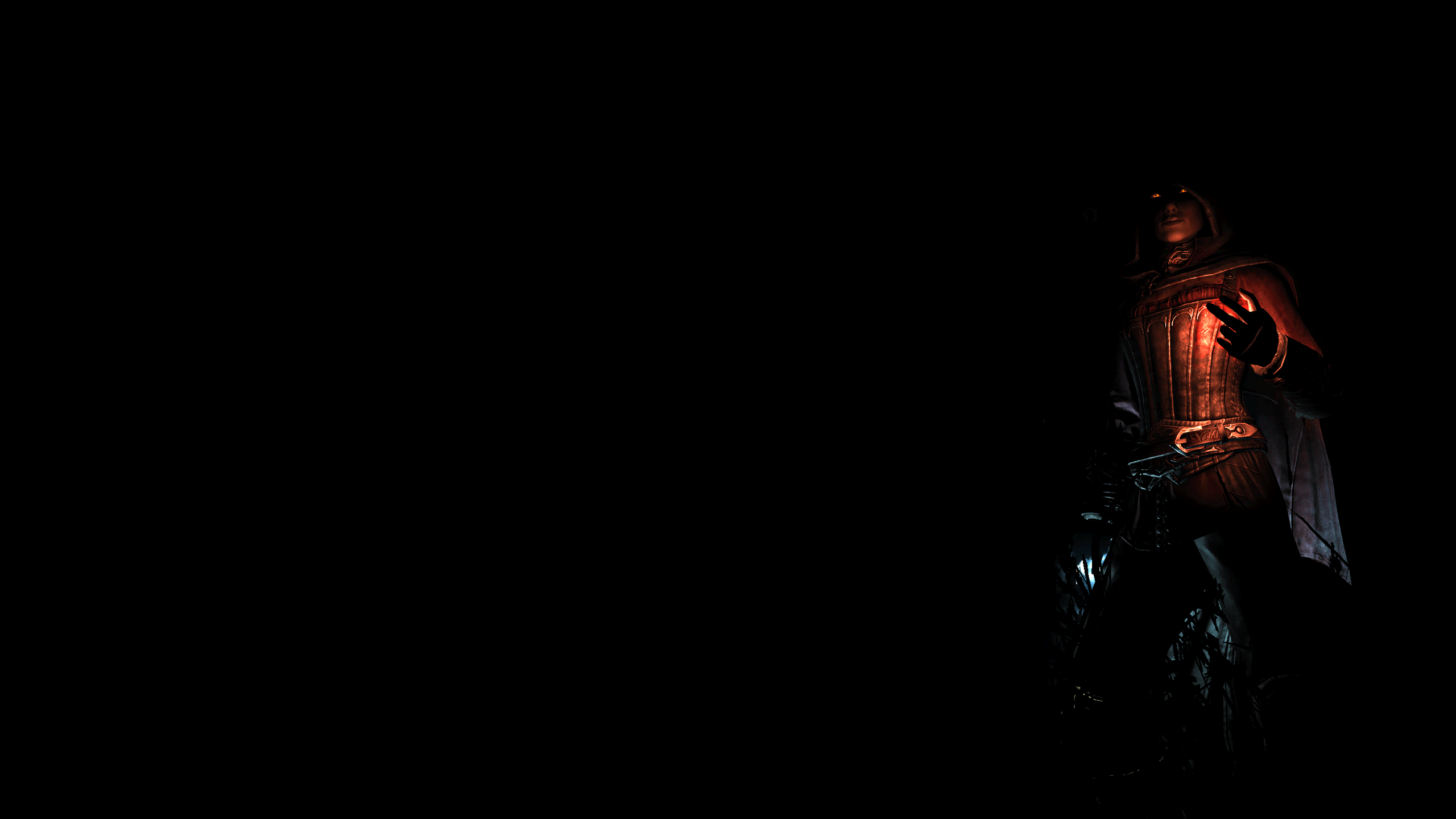 2560x1440 PUBG Black Wallpaper
