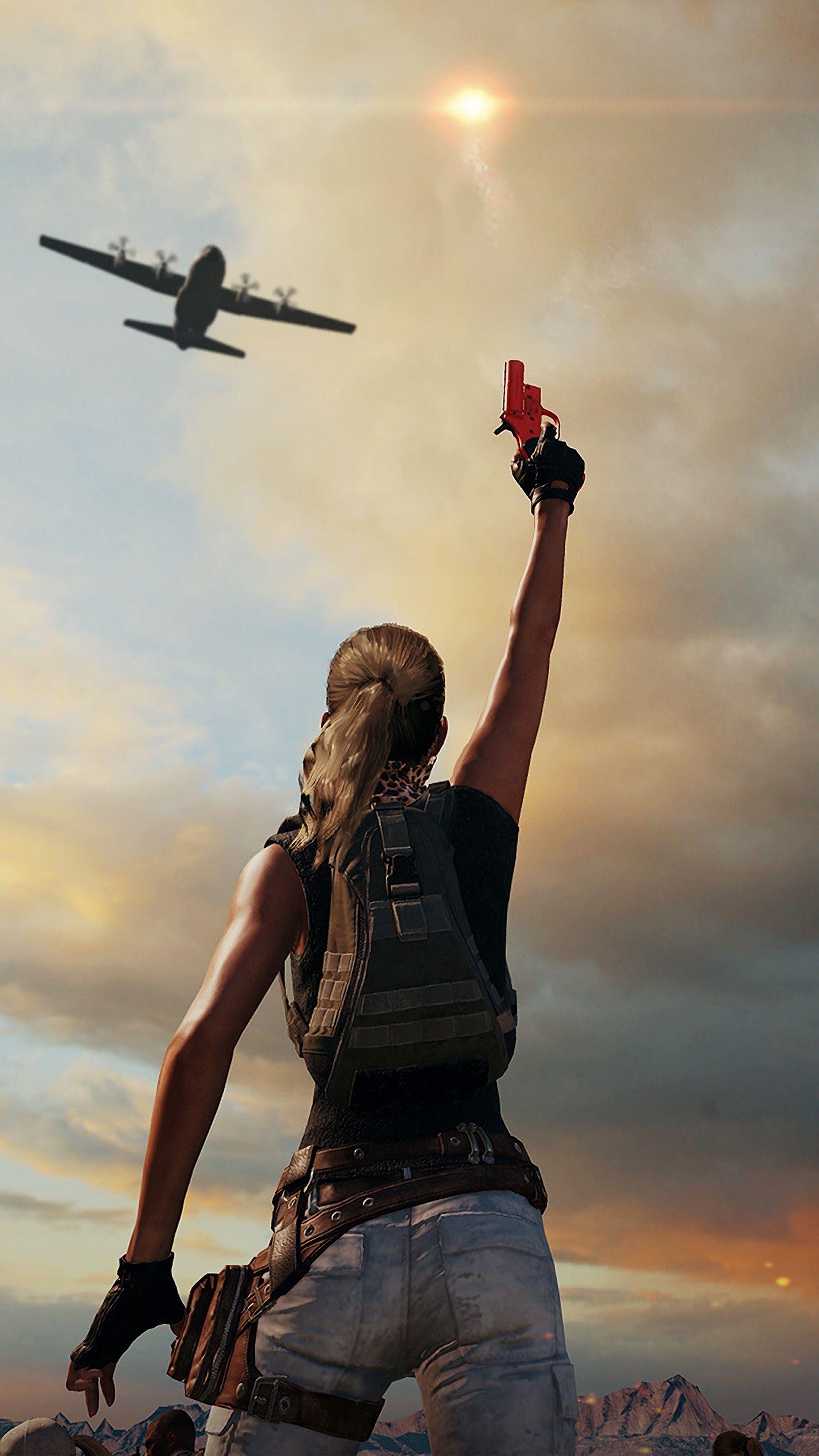 2160x3840 PUBG Flare Gun PlayerUnknown's Battlegrounds 4K Wallpaper
