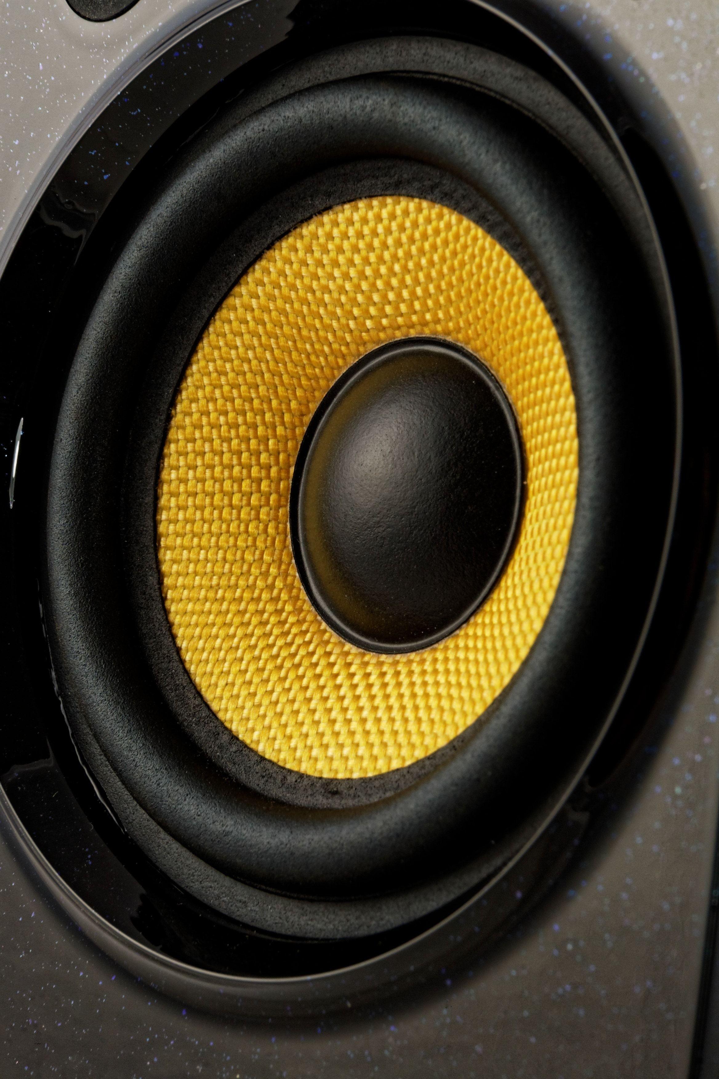 2336x3504 black and yellow car subwoofer free image
