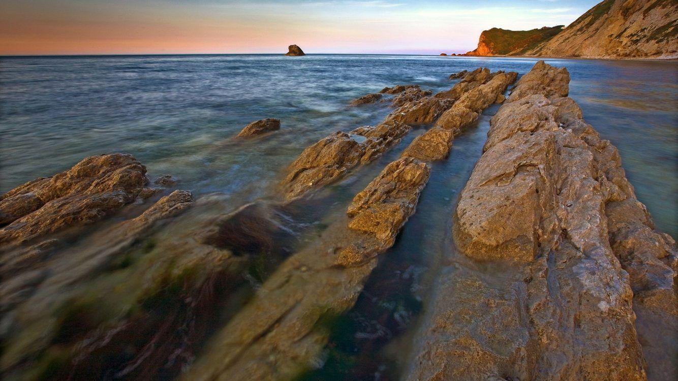 1334x750 Hdwallpaper87.com Rocky Shore in Croatia Desktop Wallpaper. Free Rocky Shore in Croatia Phone Background Image