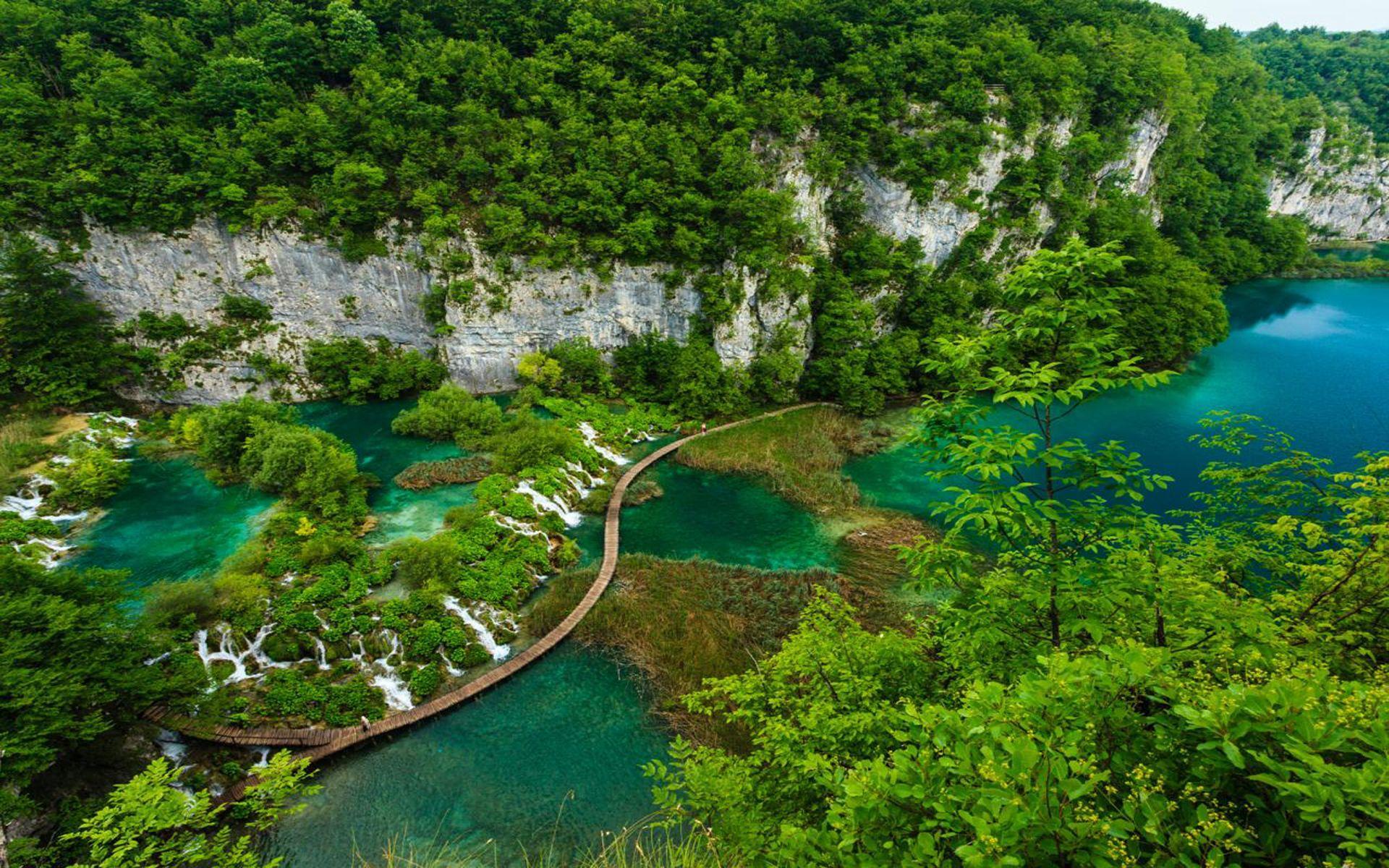 1920x1200 Plitvice Lakes National Park Wallpaper