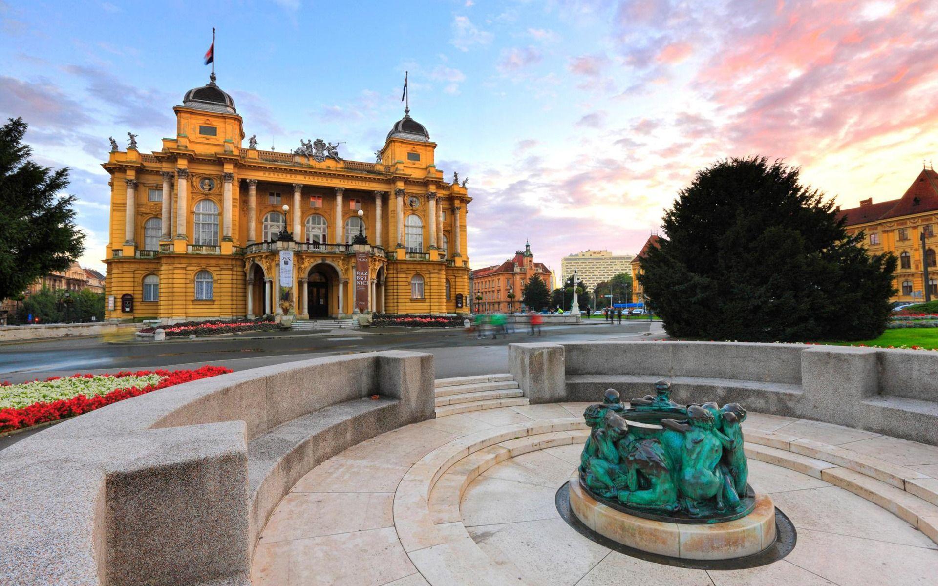 1920x1200 National Theater Zagreb Croatia National Geographic Wallpaper