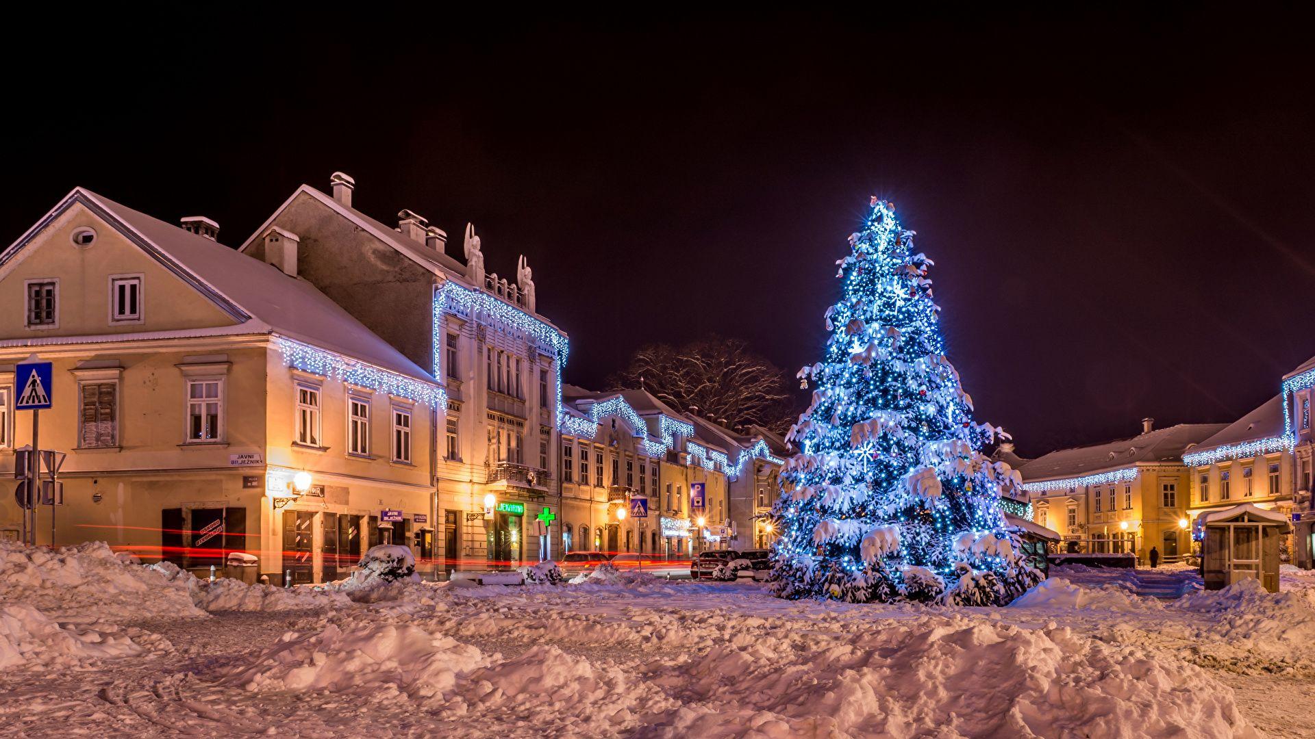 1920x1080 Desktop Wallpaper City of Zagreb Croatia New year Samobor 2560x1440