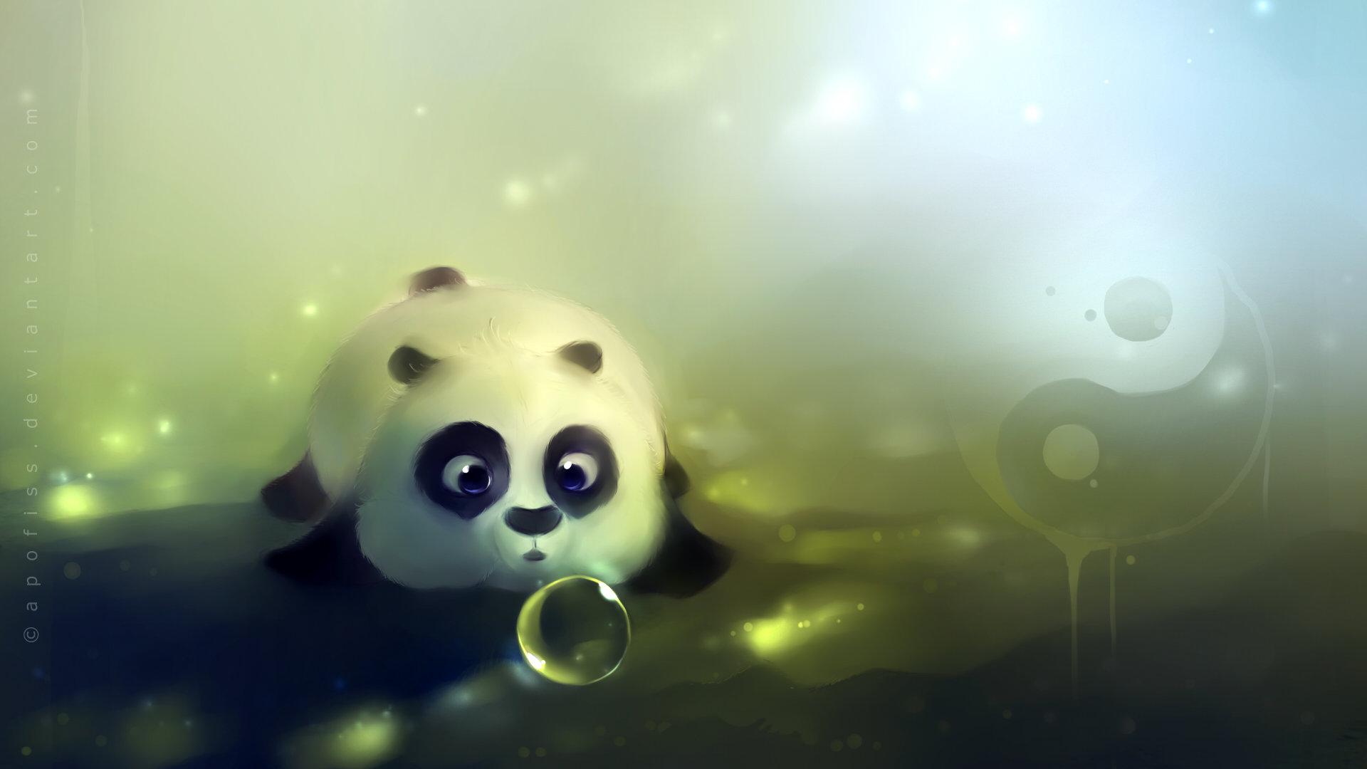 1920x1080 Panda wallpaper HD for desktop background