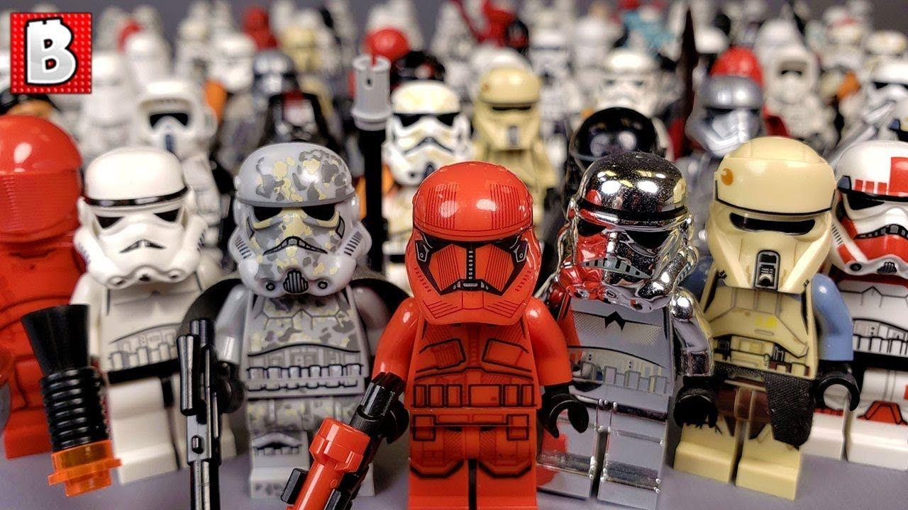 1280x720 Every Lego Stormtrooper Minifigure Ever Made!!!. Collection Review 2019 Update