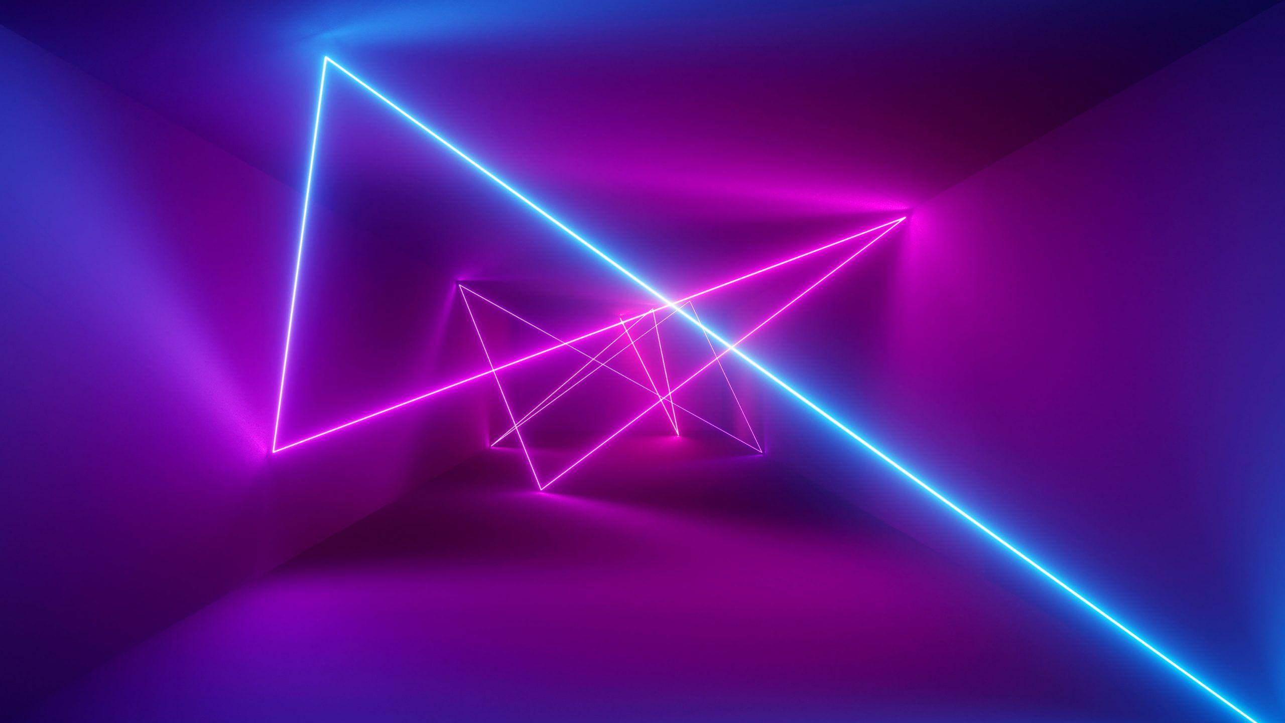 2560x1440 Wallpaper abstract, neon, lights • Wallpaper For You HD Wallpaper For Desktop & Mobile