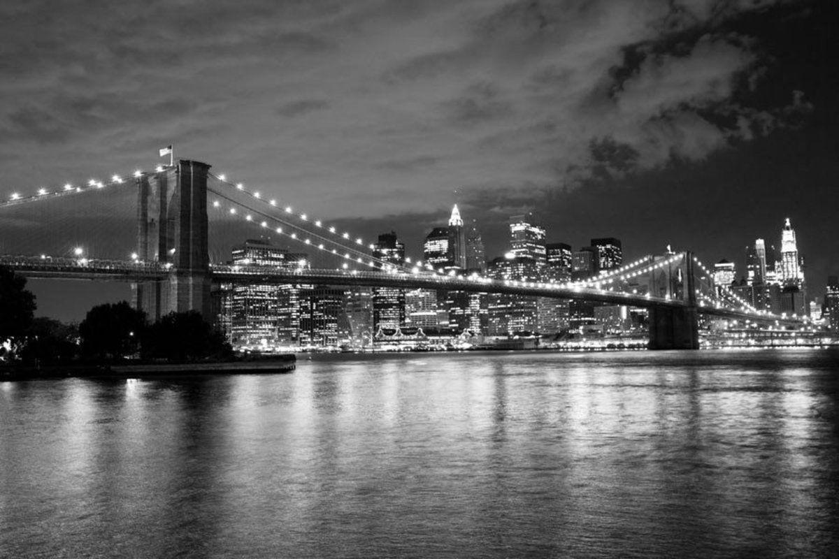 1200x800 Brooklyn Bridge Night Wall Mural. Murals Your Way