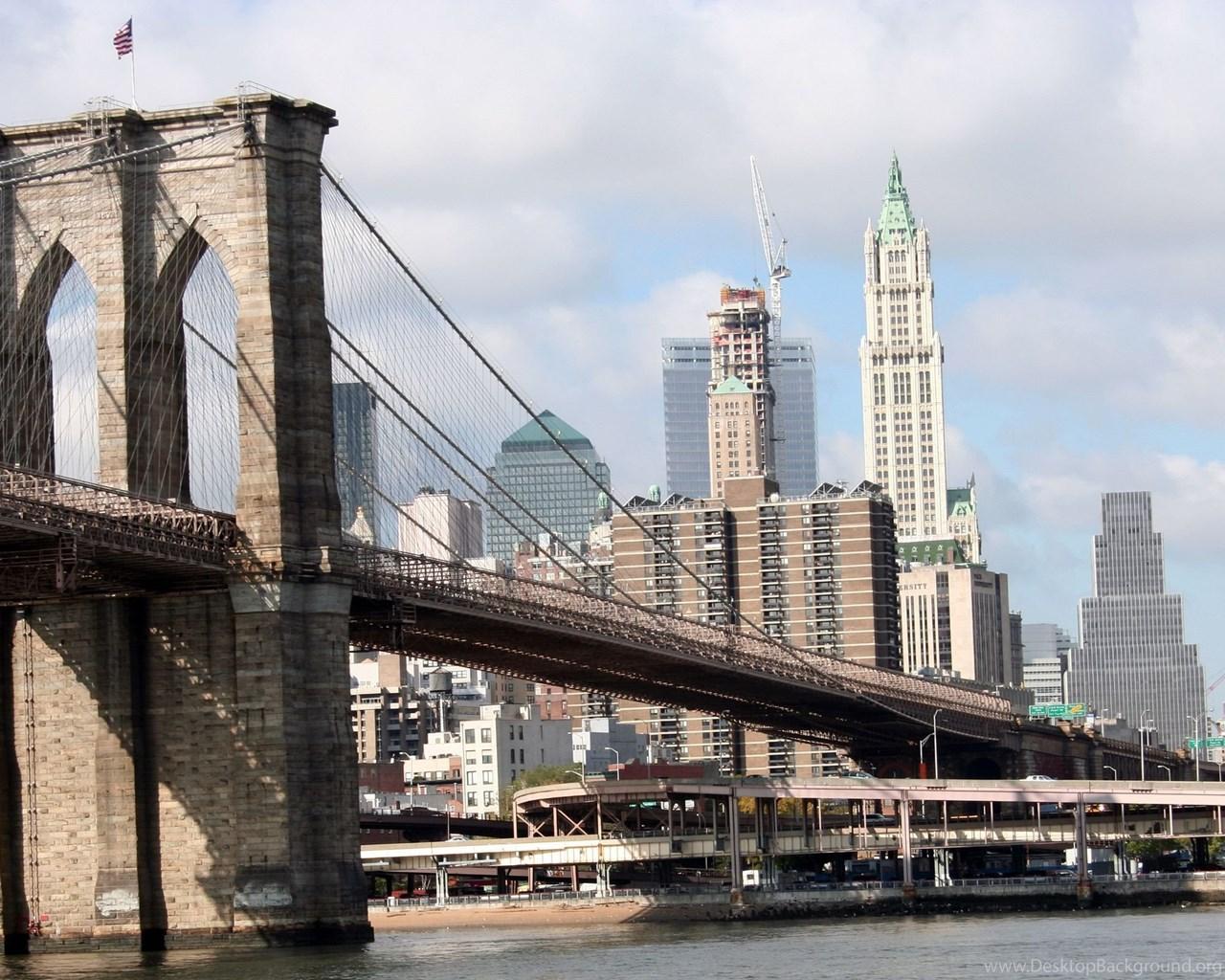 1280x1024 Brooklyn Bridge Wallpaper